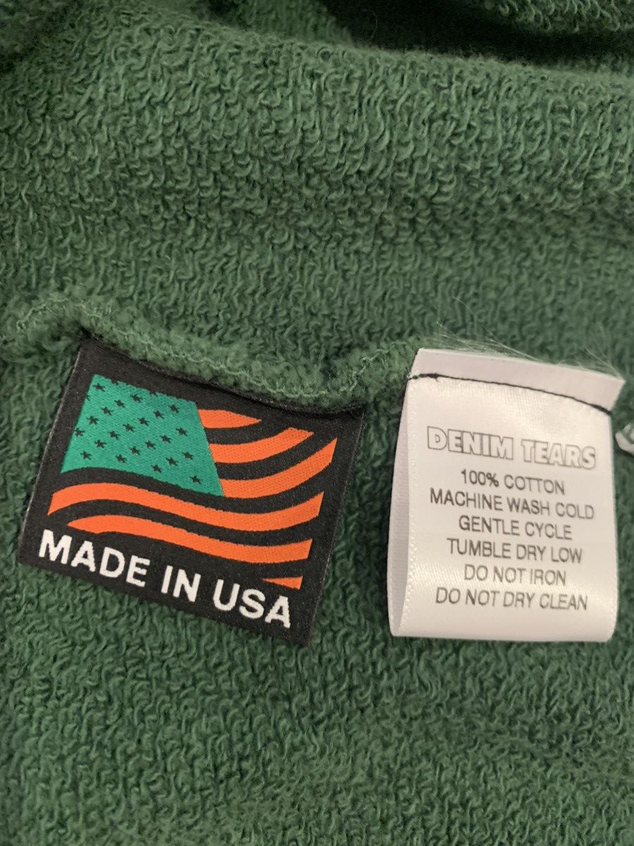 DENIM TEARS Denim tears ADG Green Hoodie S Size US S / EU 44-46 / 1 - 4 Thumbnail
