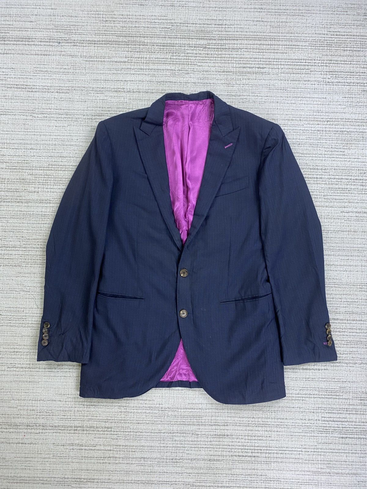 Bless × Loro Piana × Vintage Vintage Bless X Loro Piana Wool & Silk Luxury Blazer Size US S / EU 44-46 / 1 - 1 Thumbnail