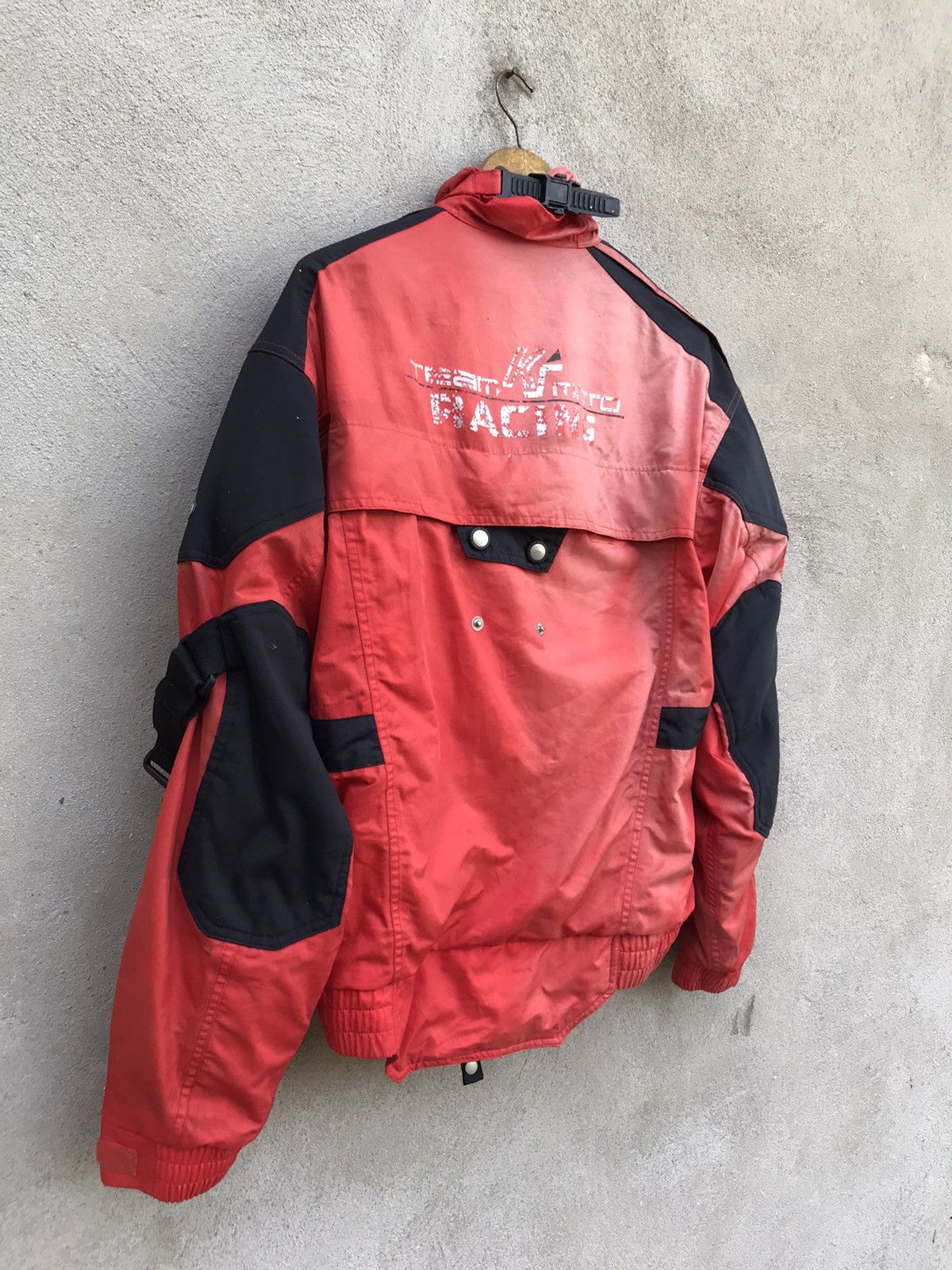Vintage × Yamaha RARE YAMAHA RACING JACKET CYBER TEX RIDER SUN FADED Size US L / EU 52-54 / 3 - 13 Thumbnail