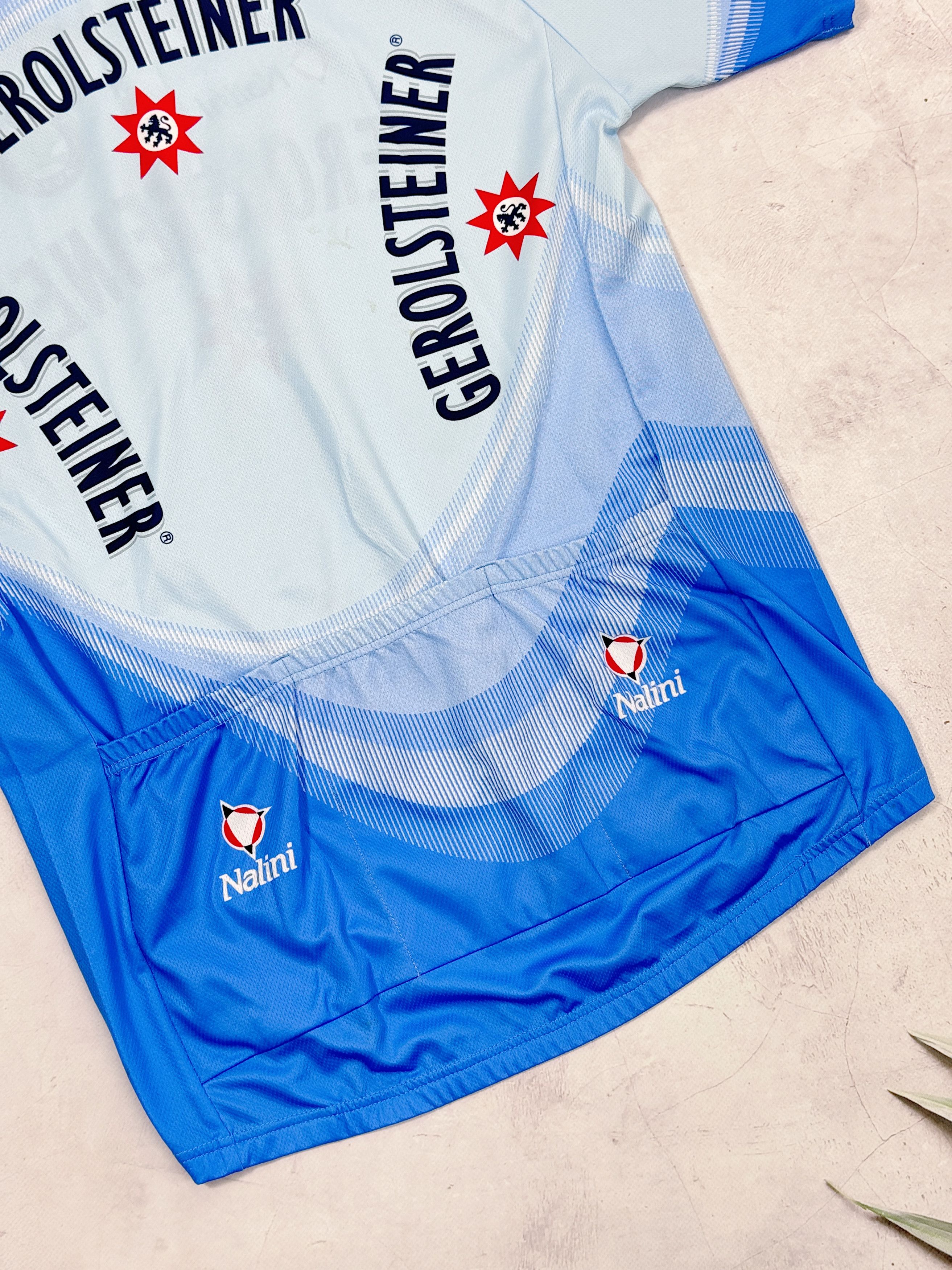 Vintage Vintage Nalini Cycling Jersey Gerolsteiner Skoda Uci Size US XL / EU 56 / 4 - 11 Thumbnail