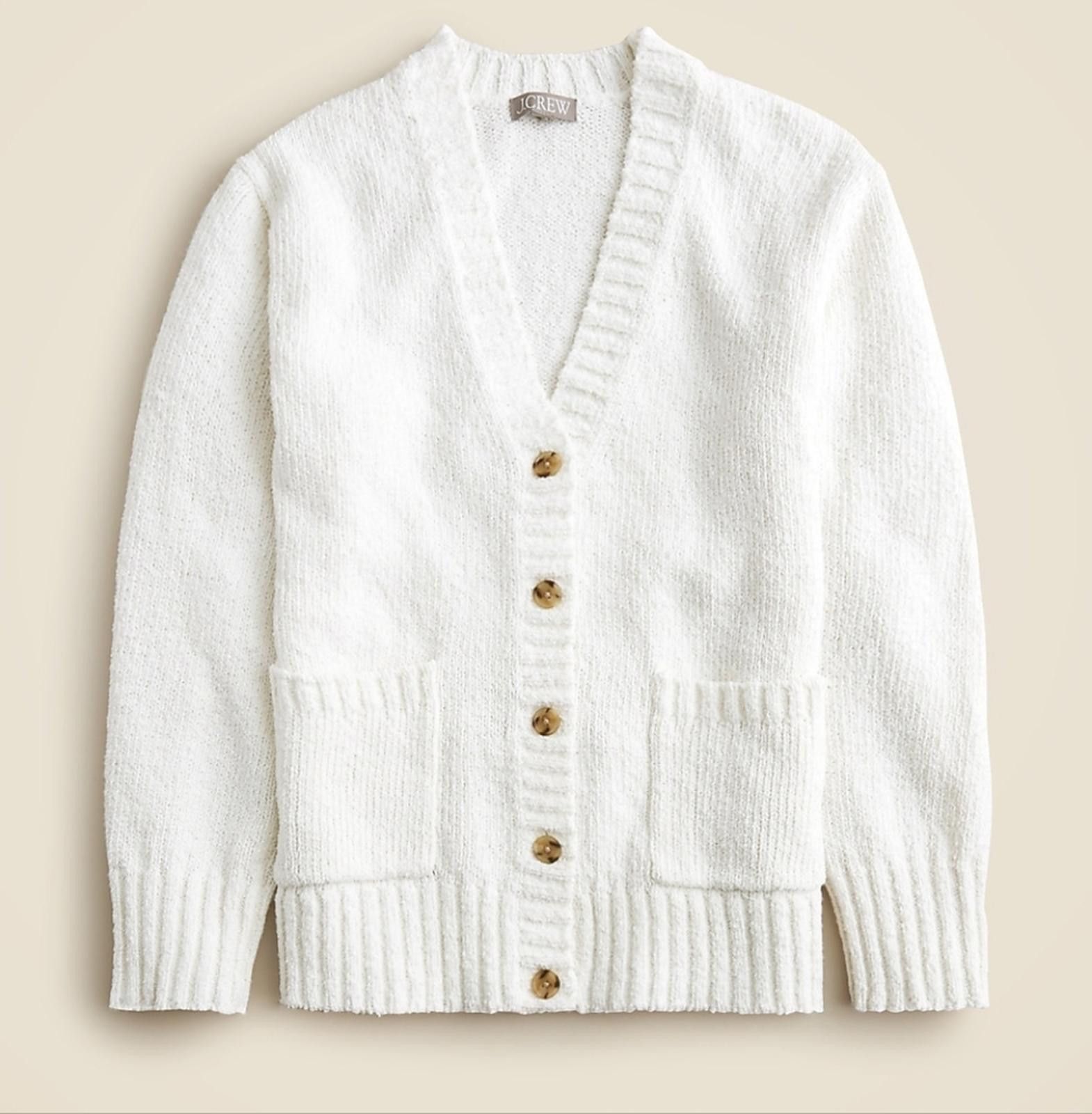 J Crew Marina V-neck cardigan