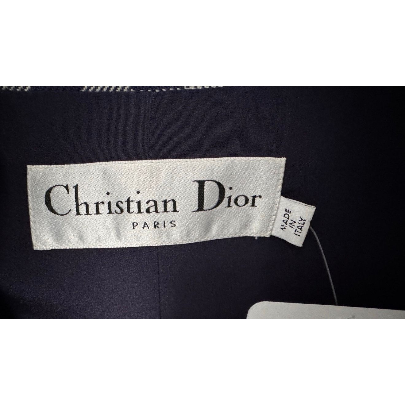 Dior NWOT Christian Dior Blue Wool Double-Breasted Jacket Sz. 42 Size M / US 6-8 / IT 42-44 - 6 Thumbnail