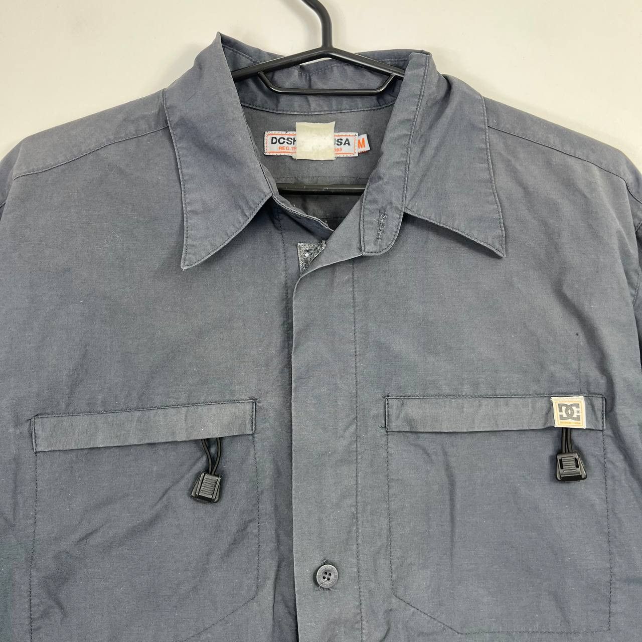 DC Dc Shoes Utility Short Sleeve Shirt Tech Skate Grey Size M Size US M / EU 48-50 / 2 - 2 Thumbnail