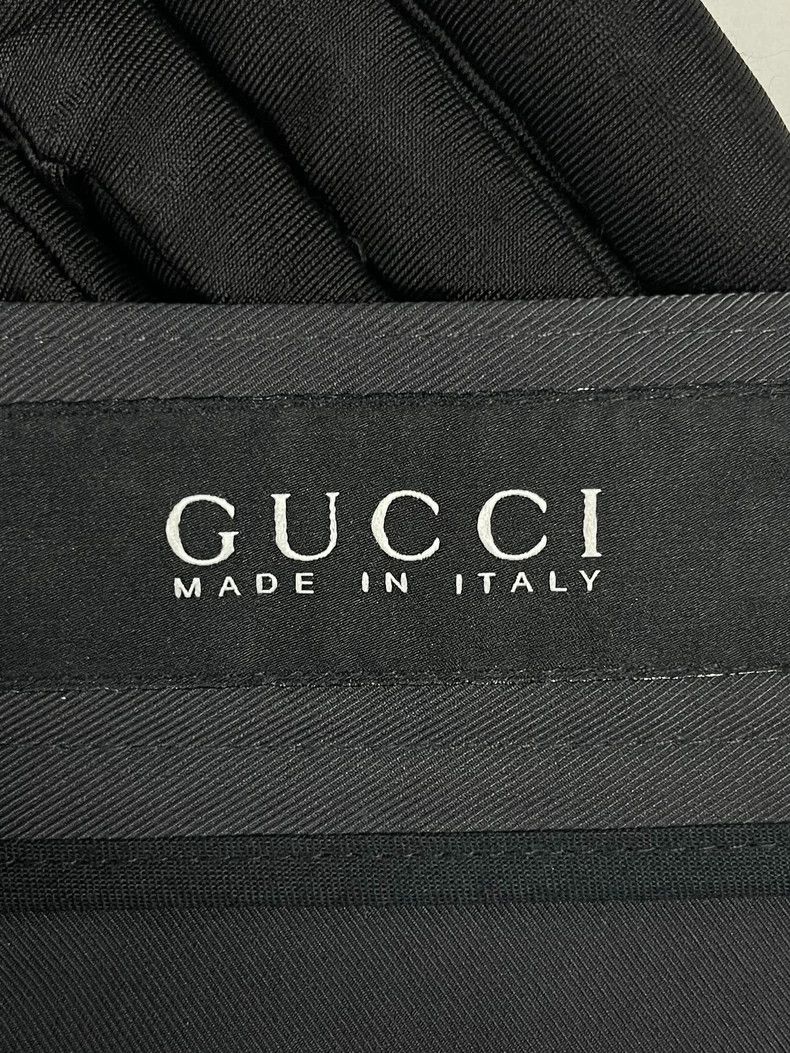 Gucci Gucci Black and gray stitched corduroy casual trousers 2502 Size US 36 / EU 52 - 7 Thumbnail