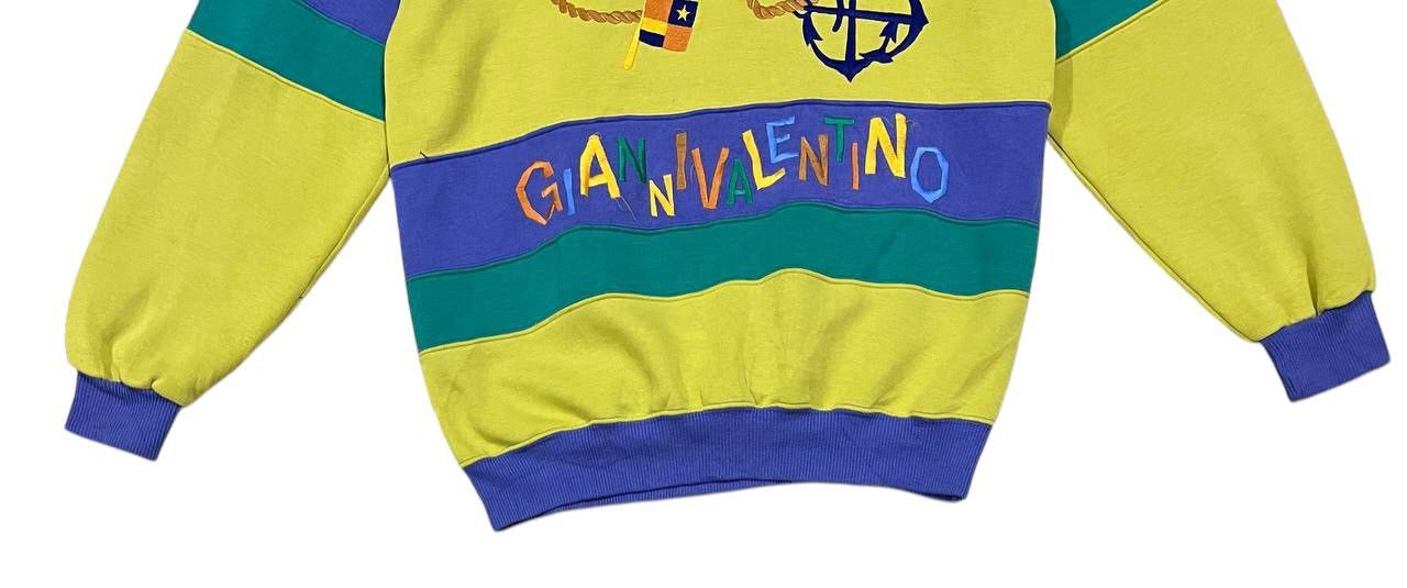 Designer × Vintage Vintage gianni valentino sweatshirt Size US M / EU 48-50 / 2 - 5 Thumbnail