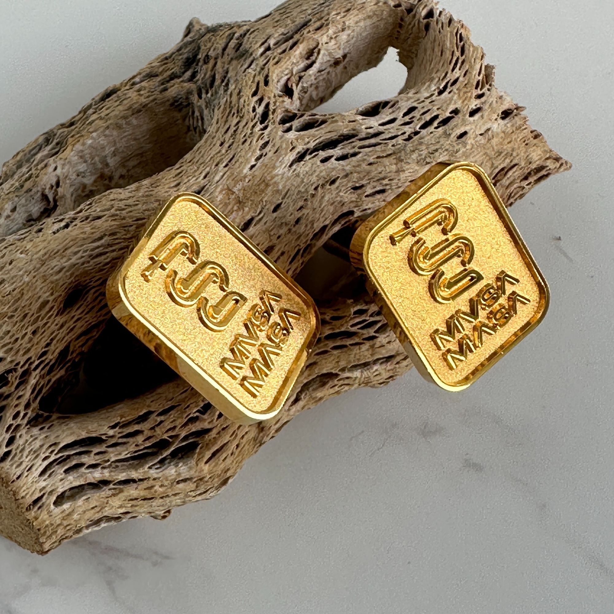 Vintage Vintage MASA Gold Cufflinks – Clabco, Medical Logo Size ONE SIZE - 7 Thumbnail