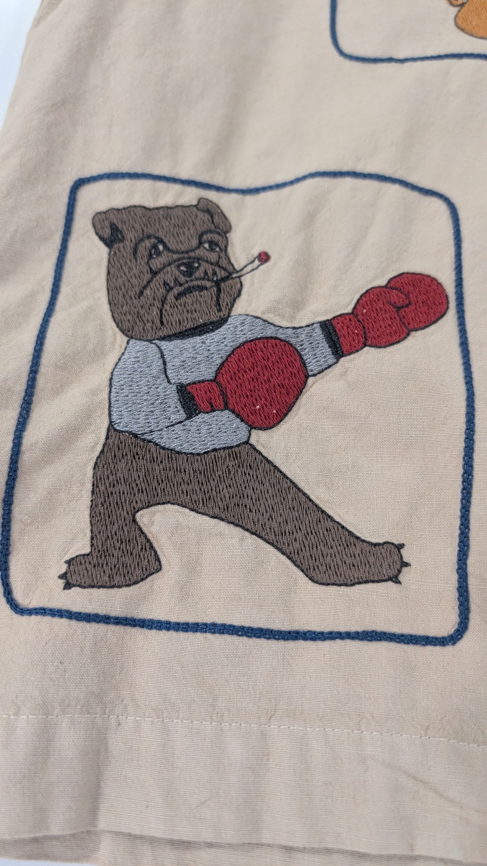 Samuel Zelig Box Camp Shirt Embroidered Art