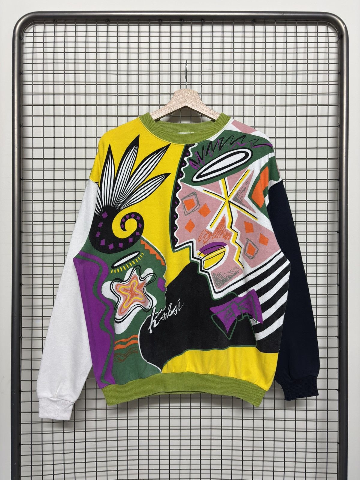 Kansai Yamamoto 🚨FINAL DROP🚨Vintage Kansai O2 Art Sweatshirt Size US M / EU 48-50 / 2 - 2 Thumbnail
