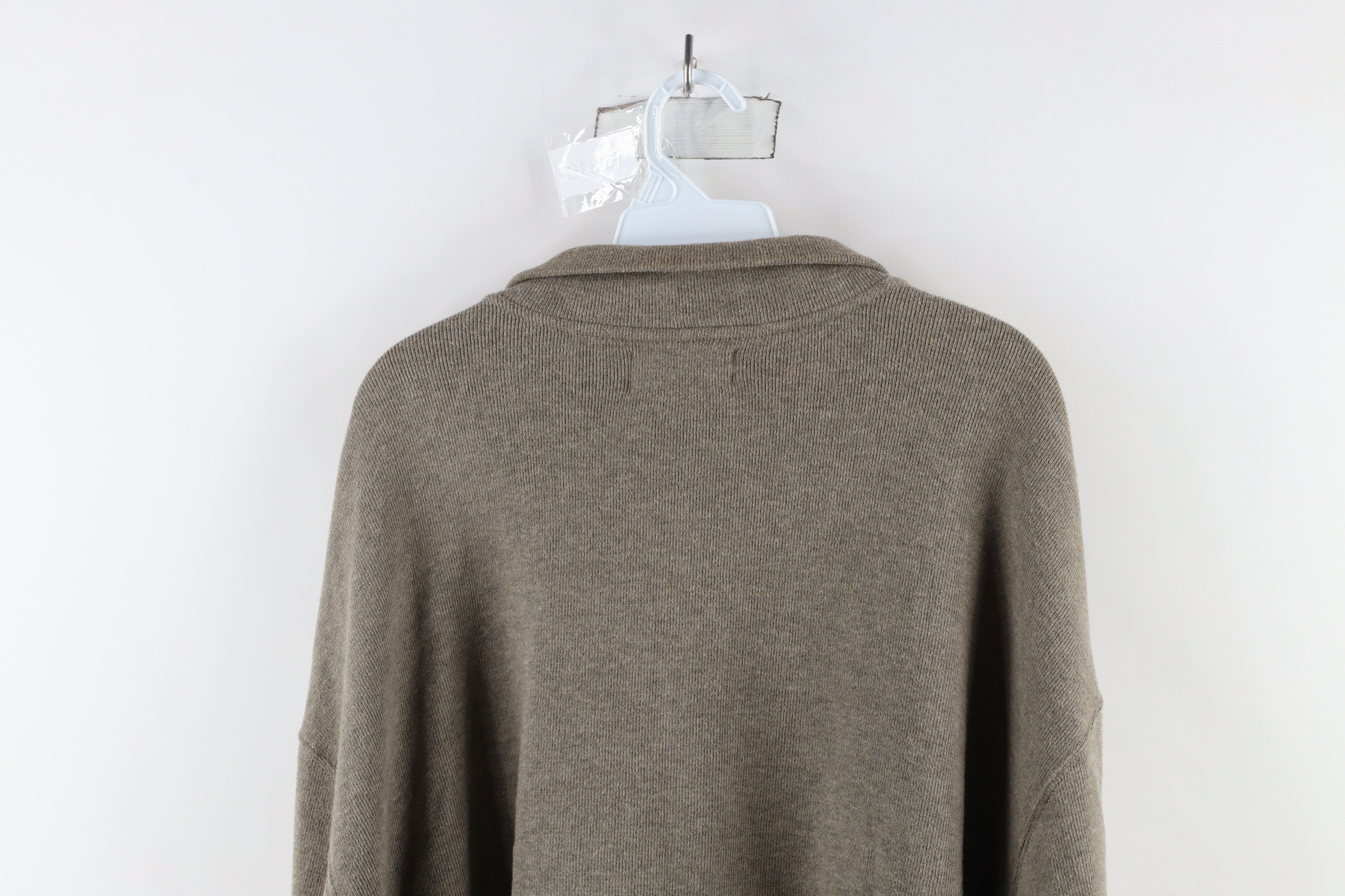 Ralph Lauren × Vintage Vintage 90s Ralph Lauren Knit Half Zip Pullover Sweater Size US XXL / EU 58 / 5 - 10 Thumbnail