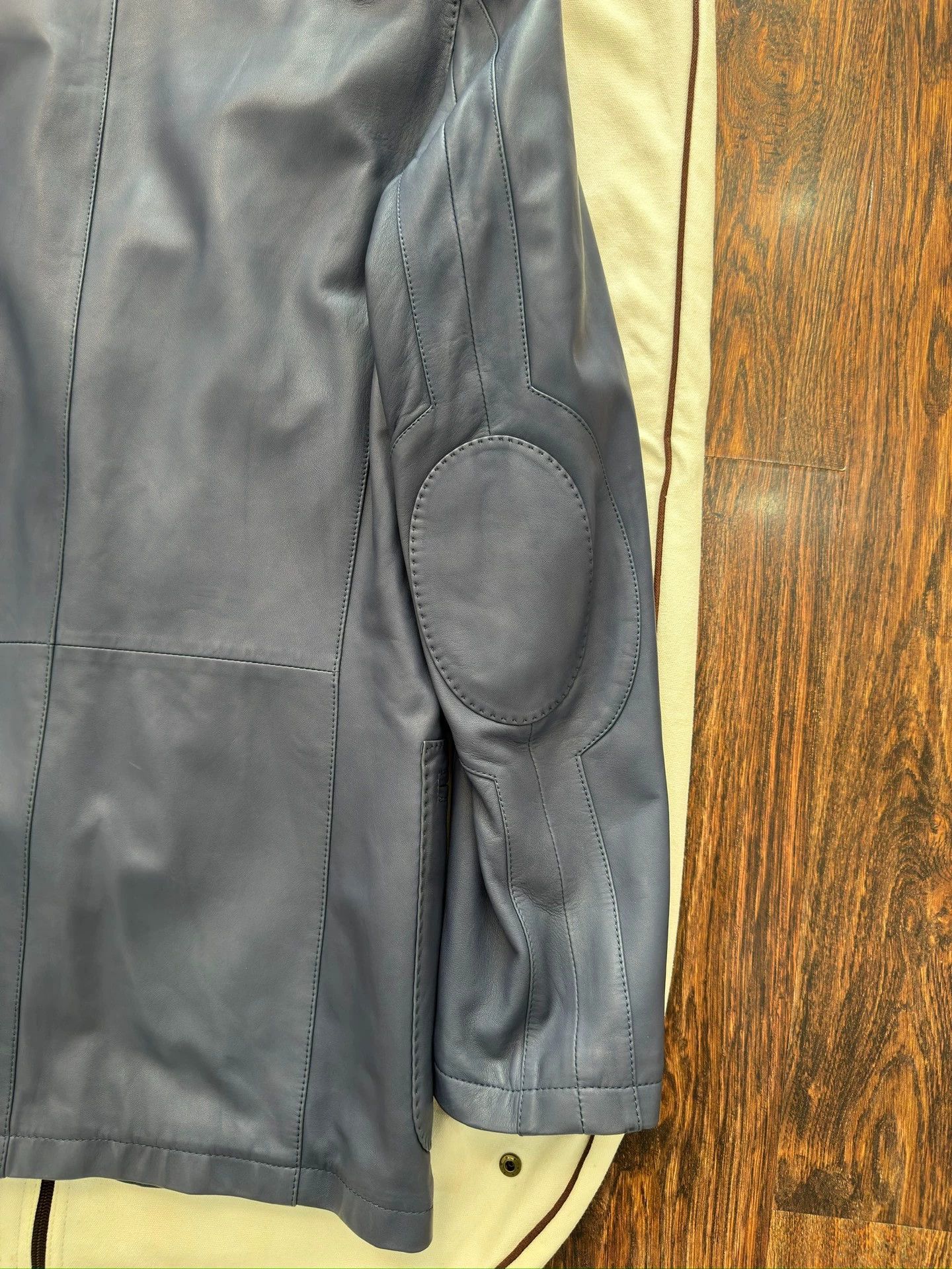 Kiton Kiton Lambskin Leather Jacket 46 Like New Hand-Stitched Size US S / EU 44-46 / 1 - 5 Thumbnail