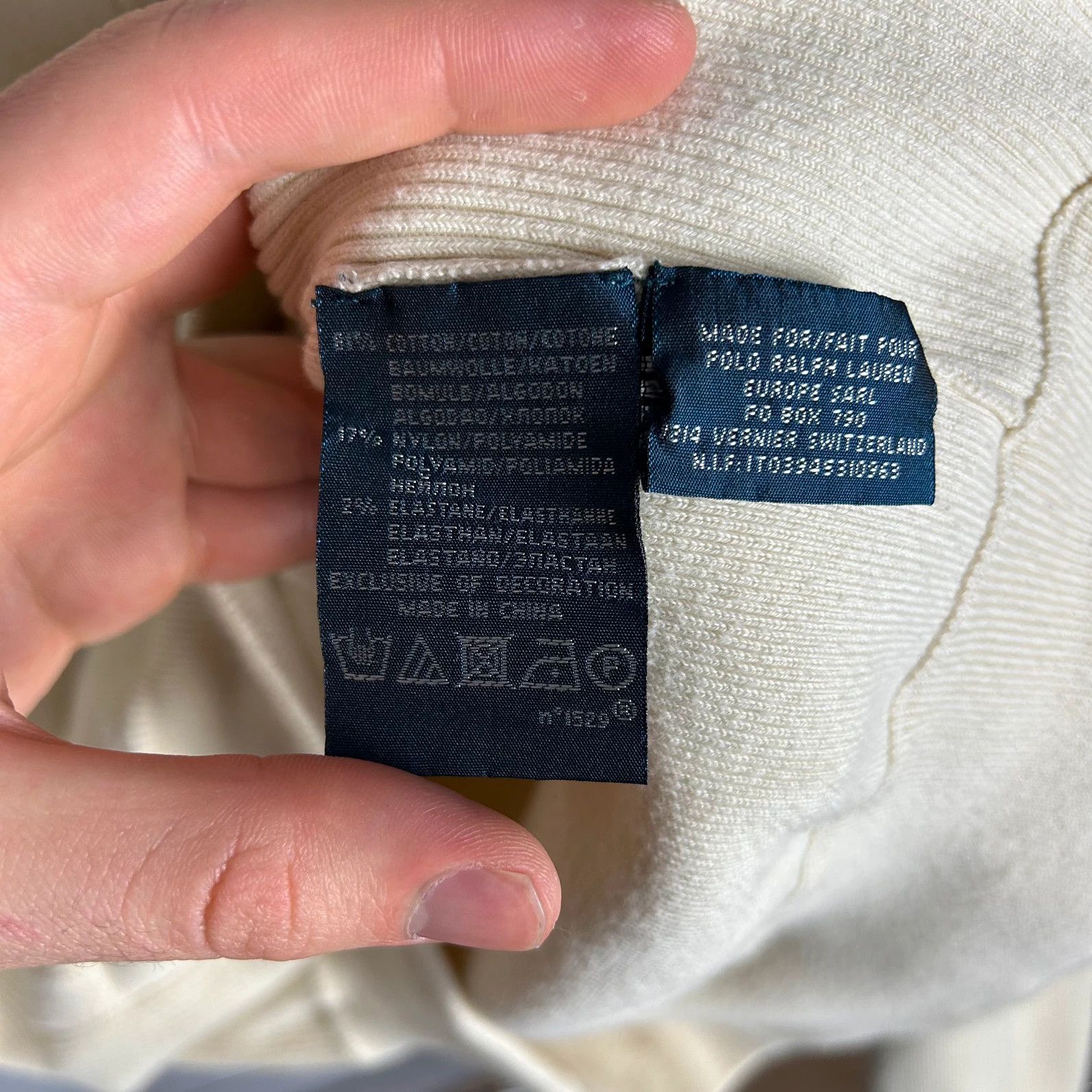 Designer × Polo Ralph Lauren × Ralph Lauren Polo Ralph Lauren zip sweatshirt mini logo pony beige Size US XL / EU 56 / 4 - 7 Thumbnail