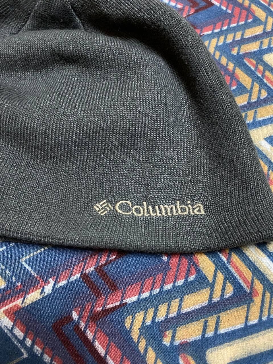 Columbia Vintage Columbia Beanie Hat Big Logo Size ONE SIZE - 2 Thumbnail