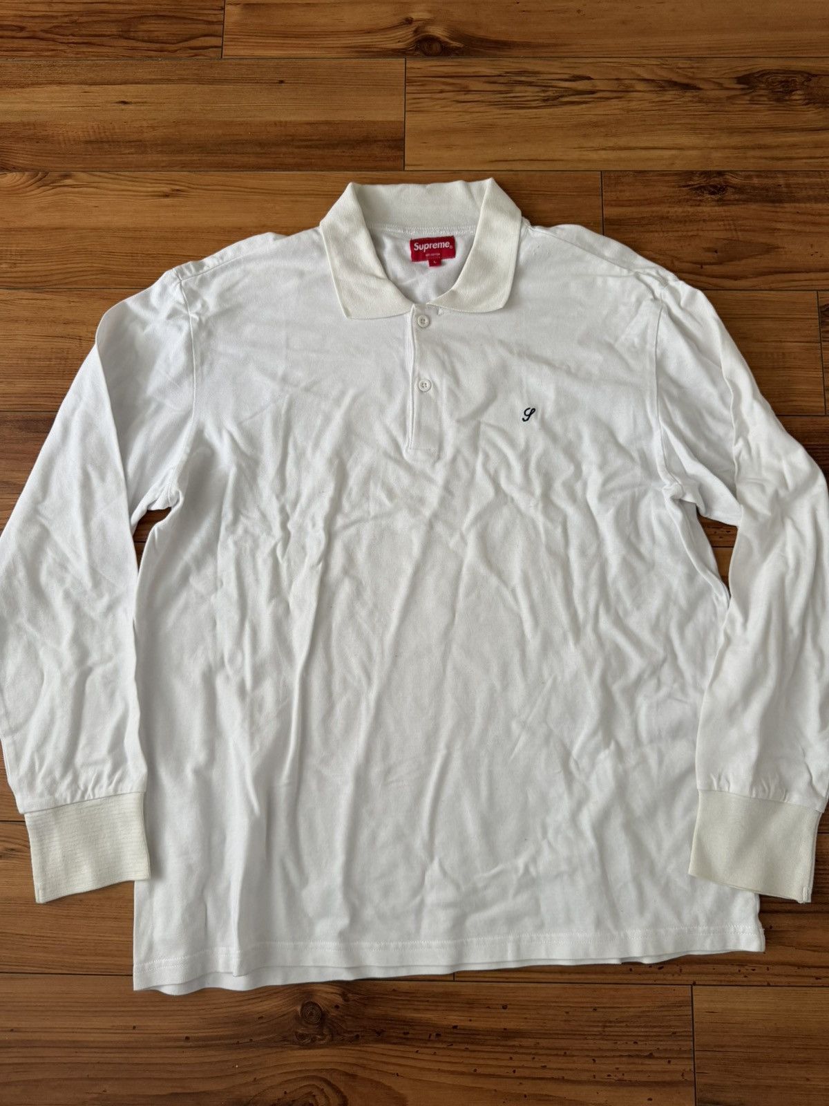 Supreme Supreme Long Sleeve Polo Size US L / EU 52-54 / 3 - 1 Thumbnail