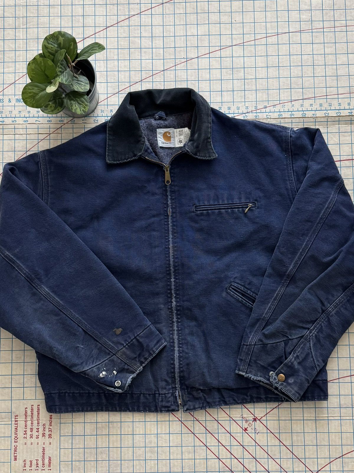 carhartt Detroit jacket jb242 L カーハート Carhartt Detroit Jacket jb242 stussy Collaboration Model L size