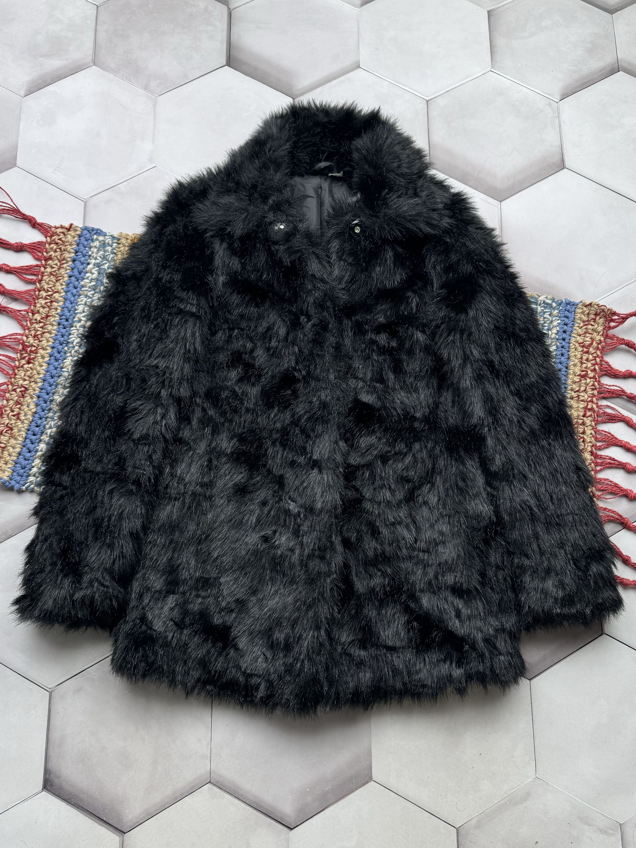 Japanese Brand Vintage Faux Fur Coat (E4) Size S / US 4 / IT 40 - 1 Thumbnail