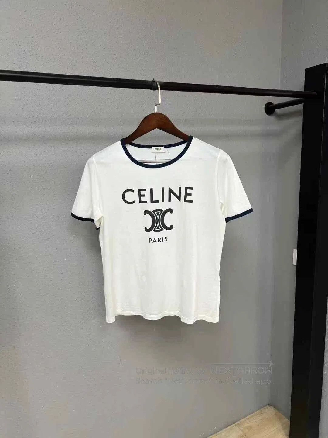 Celine Celine Arc de Triomphe Short Sleeve. Size L / US 10 / IT 46 - 1 Thumbnail