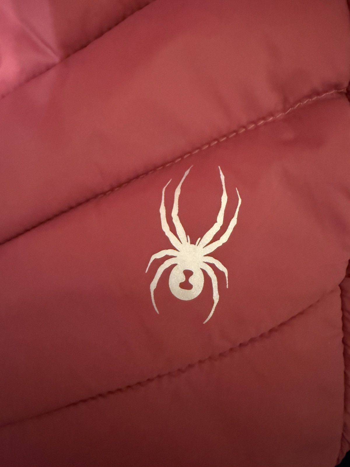 Spyder Spyder Womens Long pink puffer parka coat Size XL / US 12-14 / IT 48-50 - 4 Thumbnail