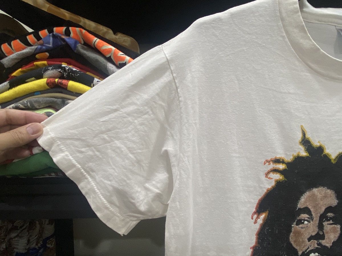 Band Tees × Vintage Vintage 90s Bob Marley Love Life Reggae Ska Band TOUR TSHIRT Size US L / EU 52-54 / 3 - 7 Thumbnail