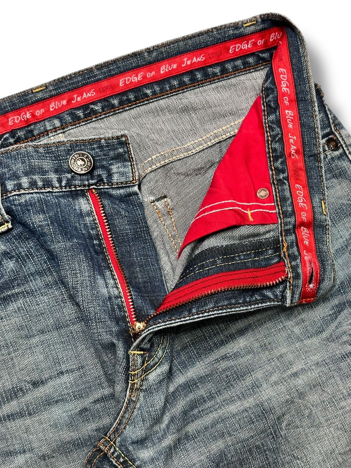 Edwin Edwin EDGE of BLUE JEANS Japan Straight Leg with Faded Wash Size US 35 - 11 Thumbnail