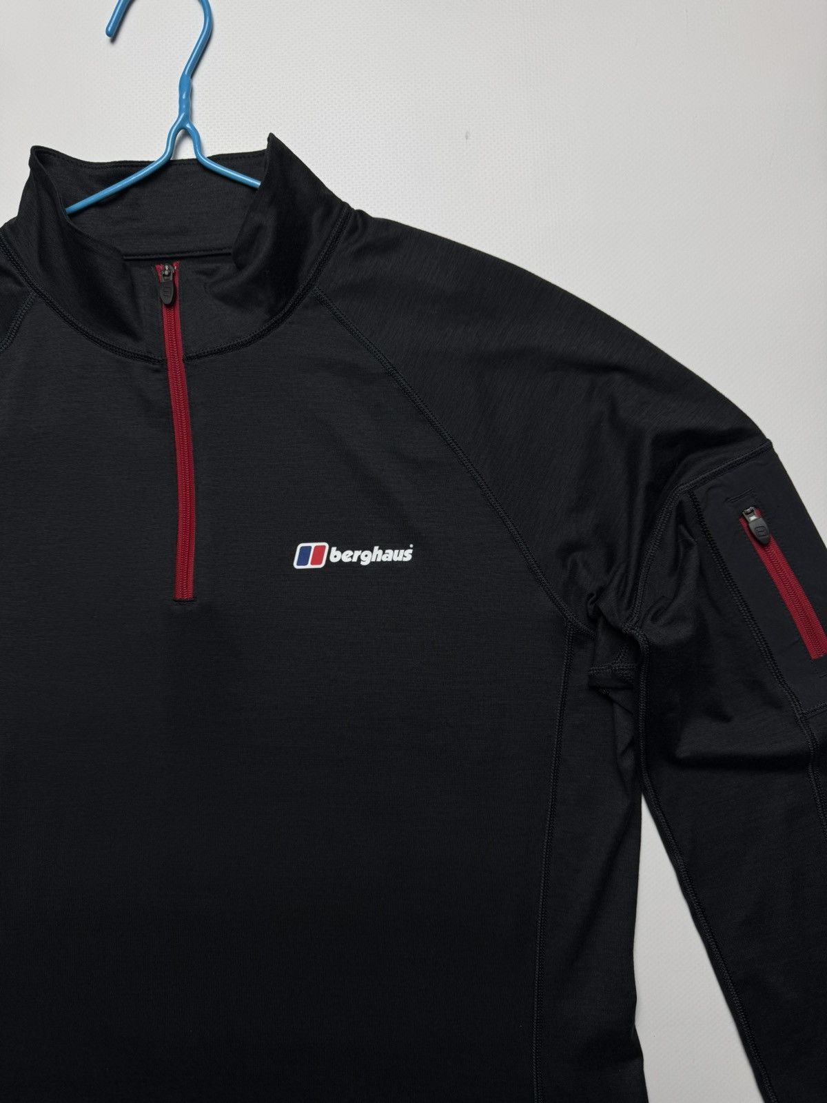 Berghaus Berghaus Quarter Zip Tech Fleece with Arm Pocket / Gorpcore Size US M / EU 48-50 / 2 - 3 Thumbnail