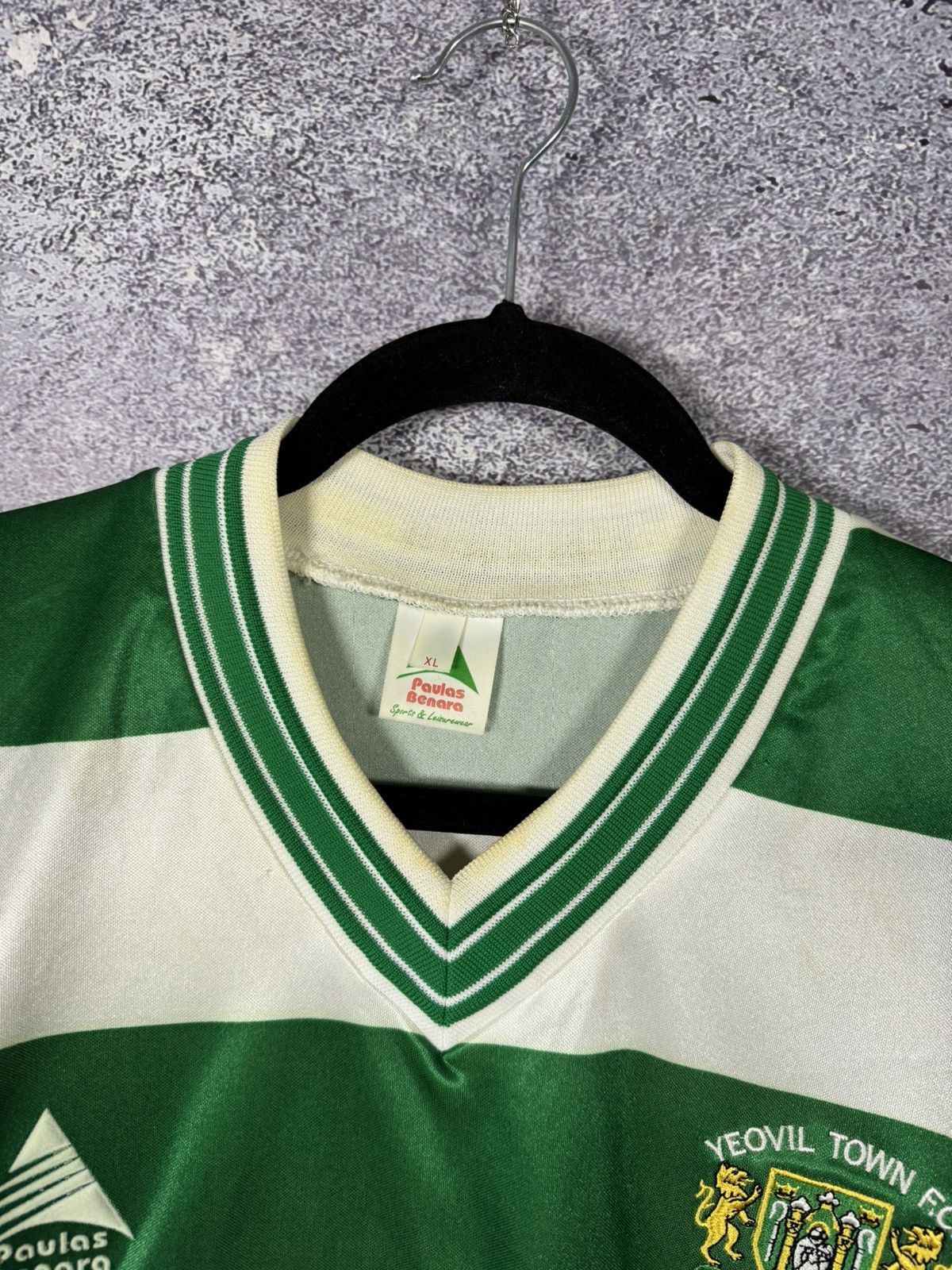 Vintage Vintage Yeovil Town FC 2003/04 Paulas Benara Soccer Jersey Size US XL / EU 56 / 4 - 7 Thumbnail