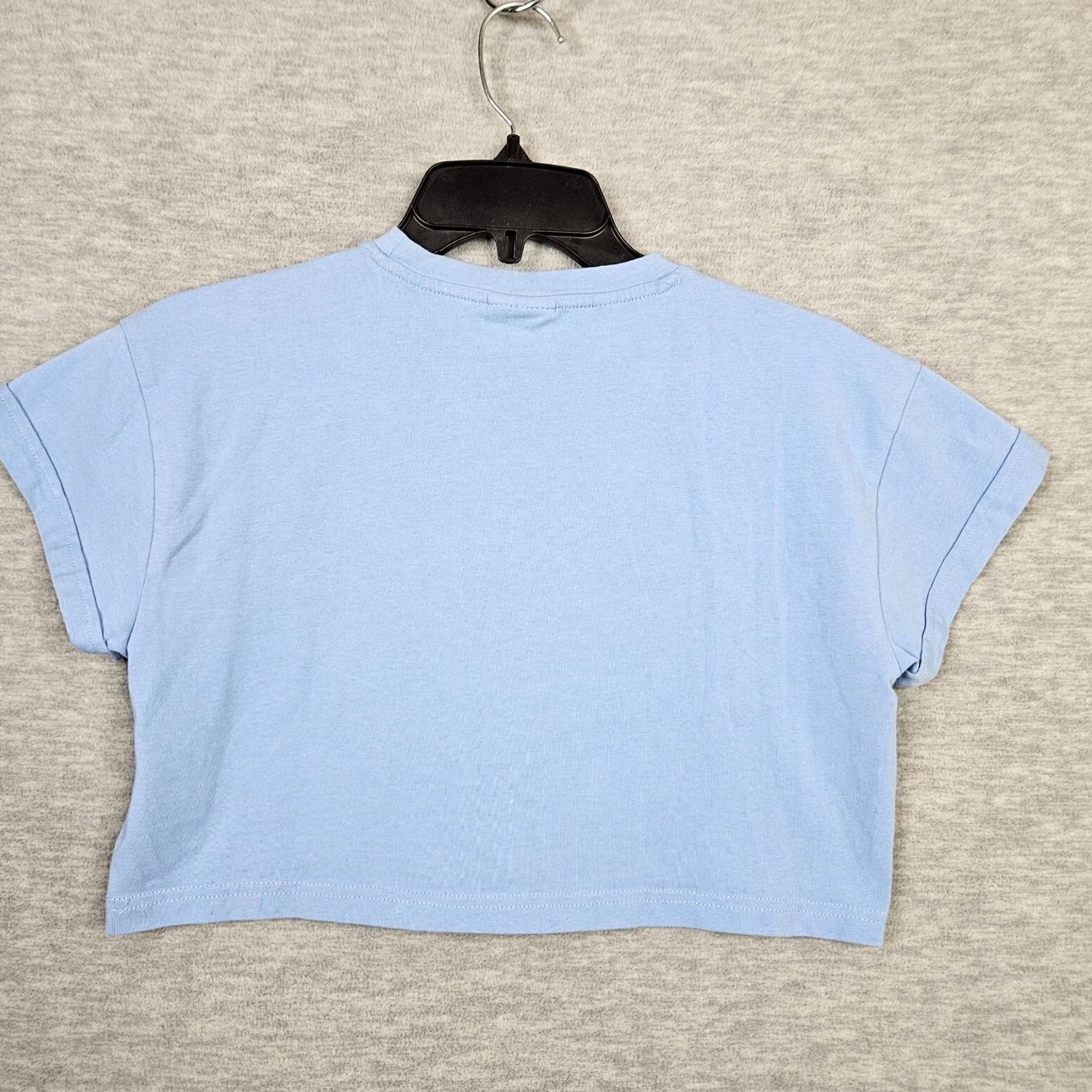 Gymshark Gymshark Fraction Cropped T-shirt Size XS Blue Short Sleeve Women's Size XS / US 0-2 / IT 36-38 - 2 Thumbnail
