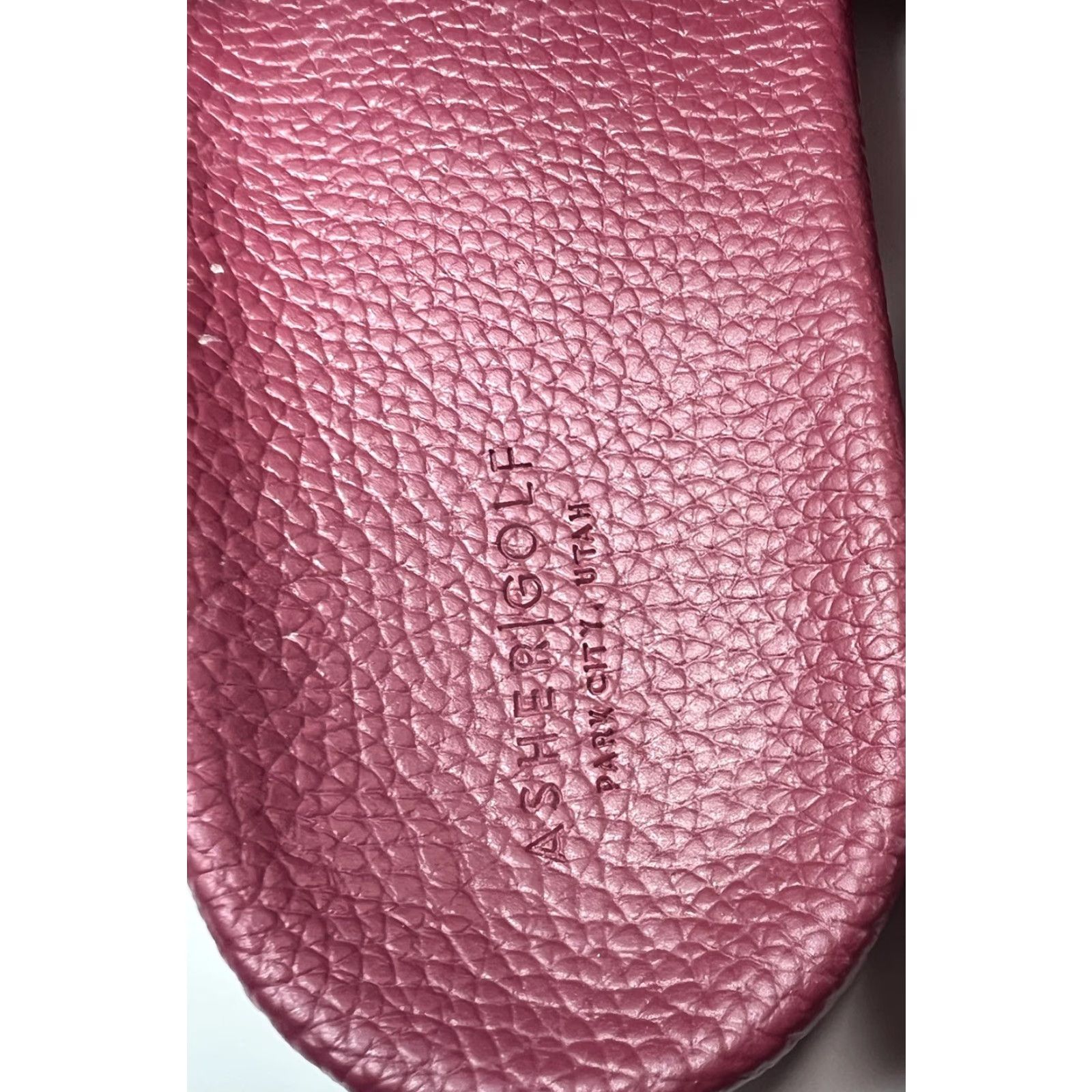 Vintage GOLF Asher Slide Sandals Maroon Red 12.5 Mens Rubber Upper Unisex Adults Slide Limited Wear Size US 12 / IT 42 - 7 Thumbnail