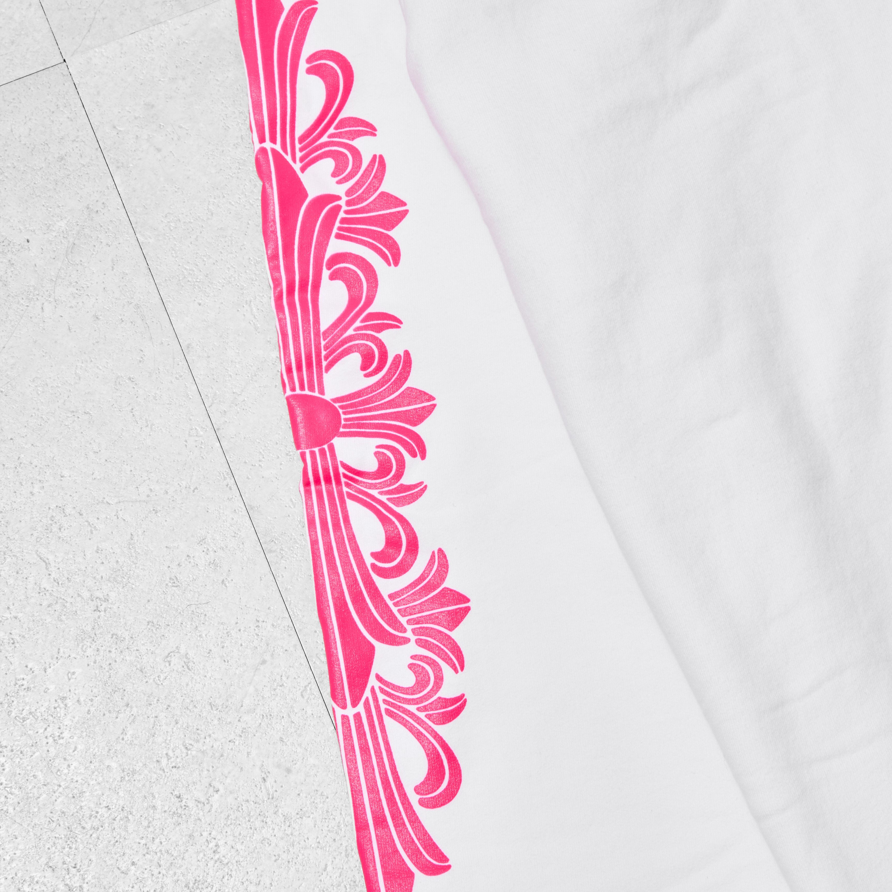 Chrome Hearts CHROME HEARTS horsehoe logo hoodie neon magenta print white Size XL / US 12-14 / IT 48-50 - 7 Thumbnail