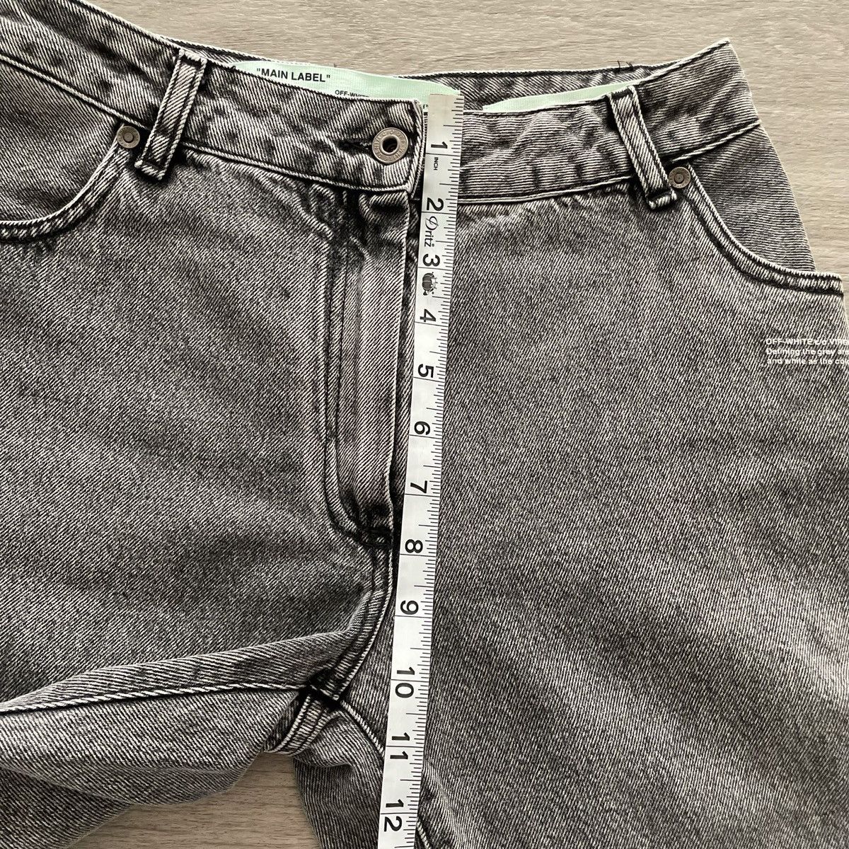 Off-White OFF-WHITE C/O VIRGIL ABLOH VINTAGE JEANS 2013 Size 27" / US 4 / IT 40 - 7 Thumbnail