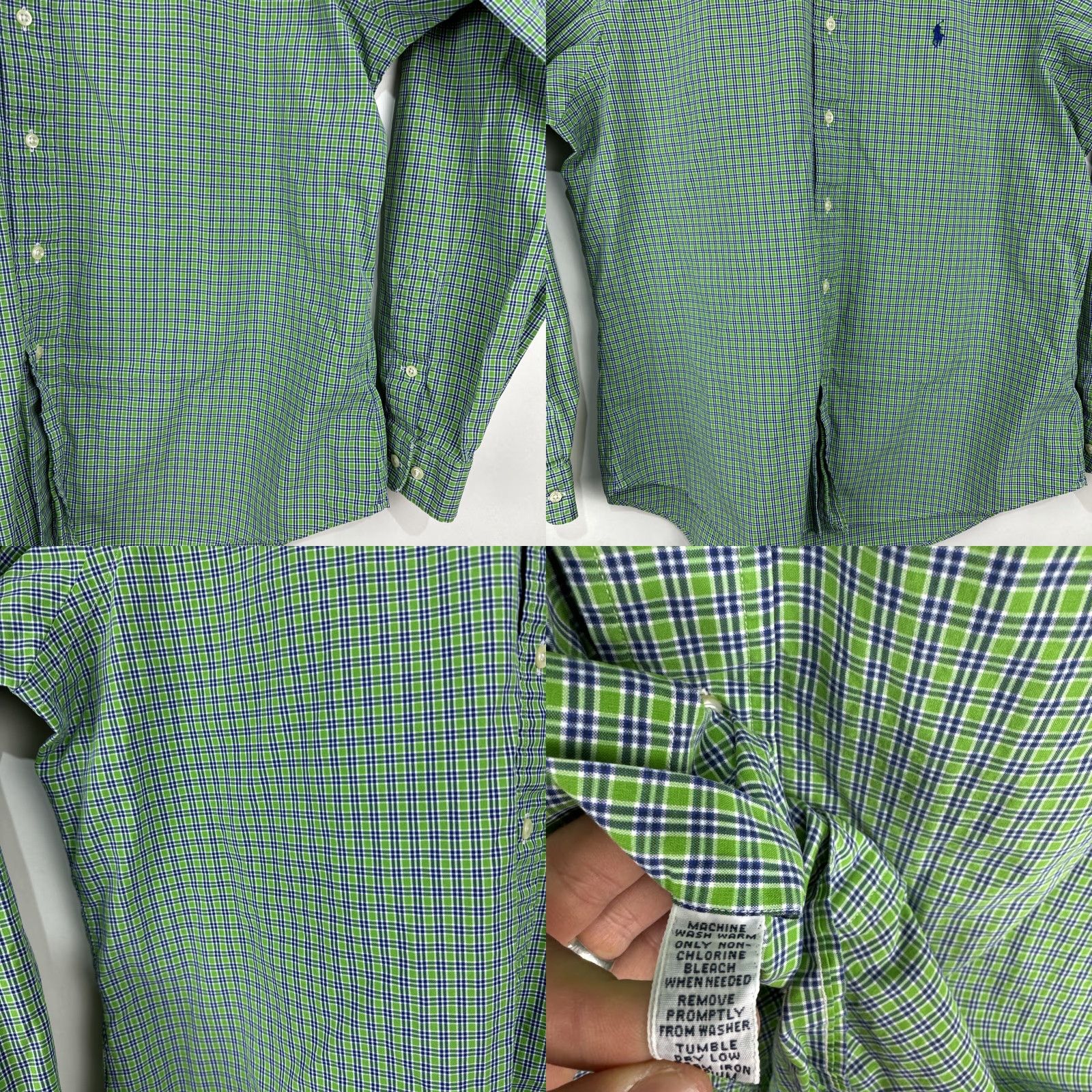 Polo Ralph Lauren VINTAGE Polo Ralph Lauren Mens Classic Fit Shirt XL Plaid Long Sleeve Button Up Size US XL / EU 56 / 4 - 8 Thumbnail
