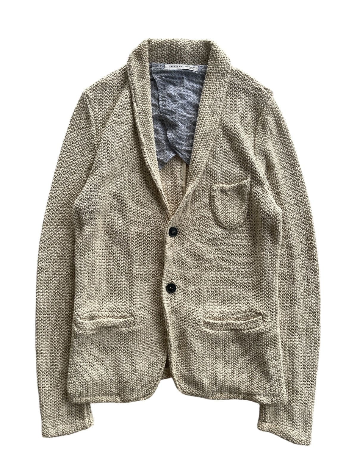 Zara Zara Man Knitted Jacket Coat Italy Size US M / EU 48-50 / 2 - 1 Thumbnail