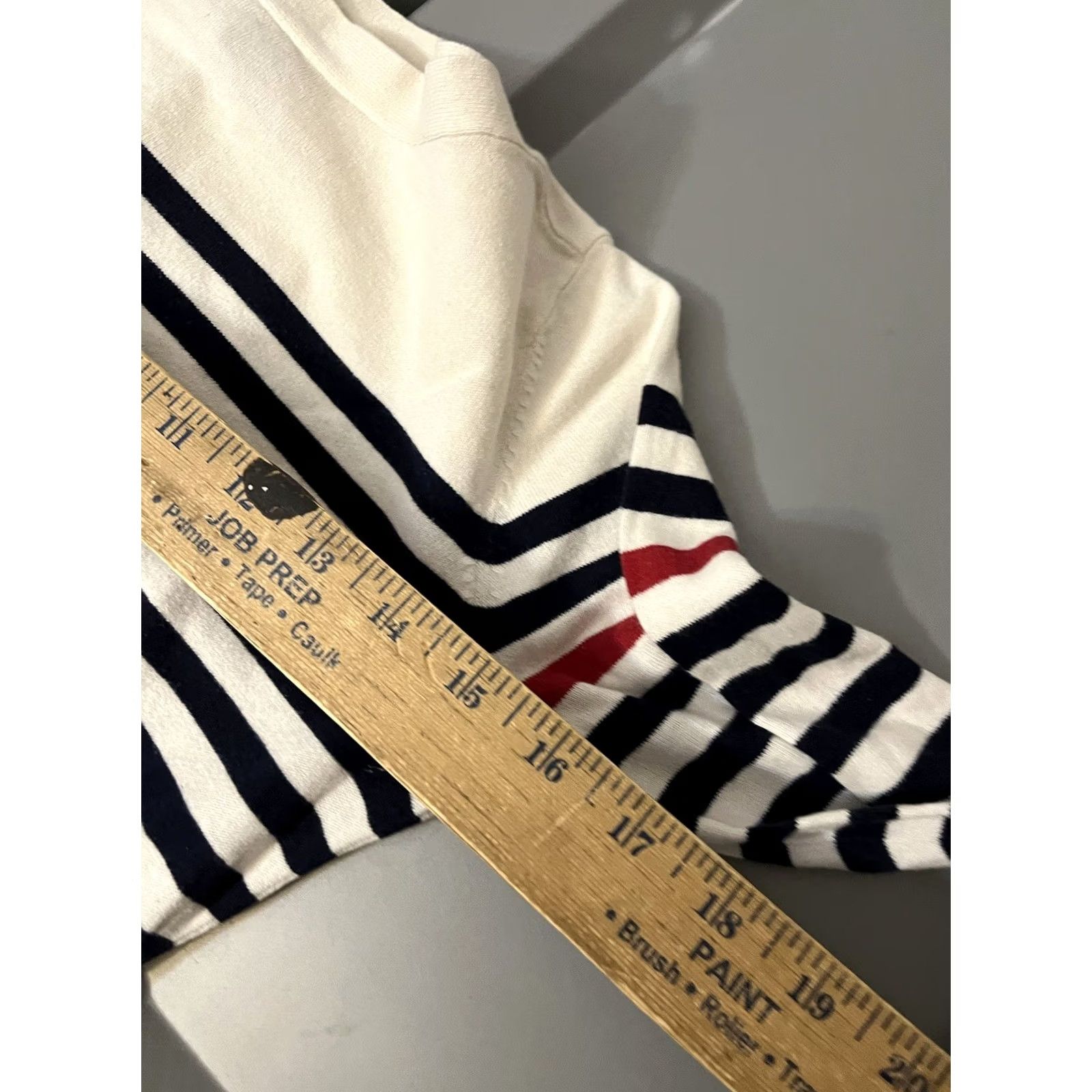 Nautica Nautica striped top white boat sleeve Long Womens Small size Size S / US 4 / IT 40 - 5 Thumbnail