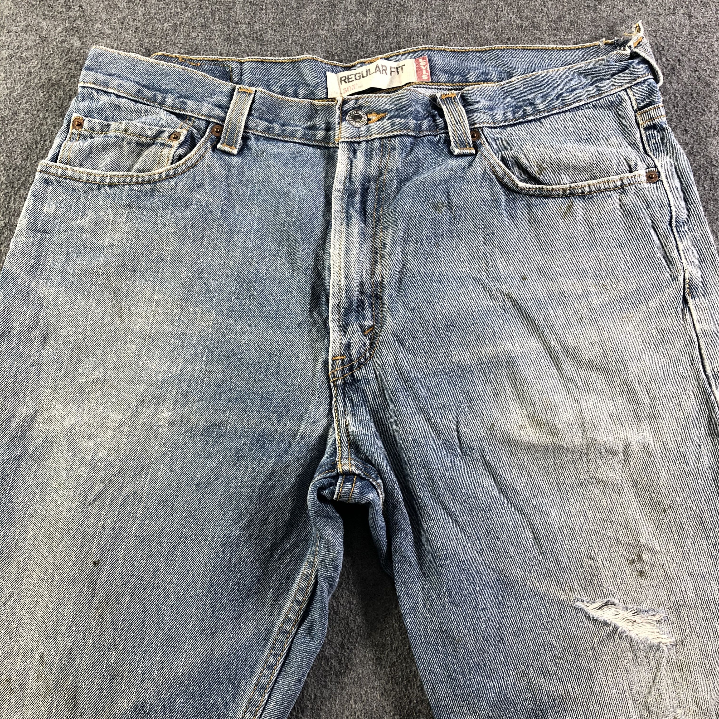 Levi's Vintage Levis 505 Jeans-J3242 Size US 37 - 3 Thumbnail
