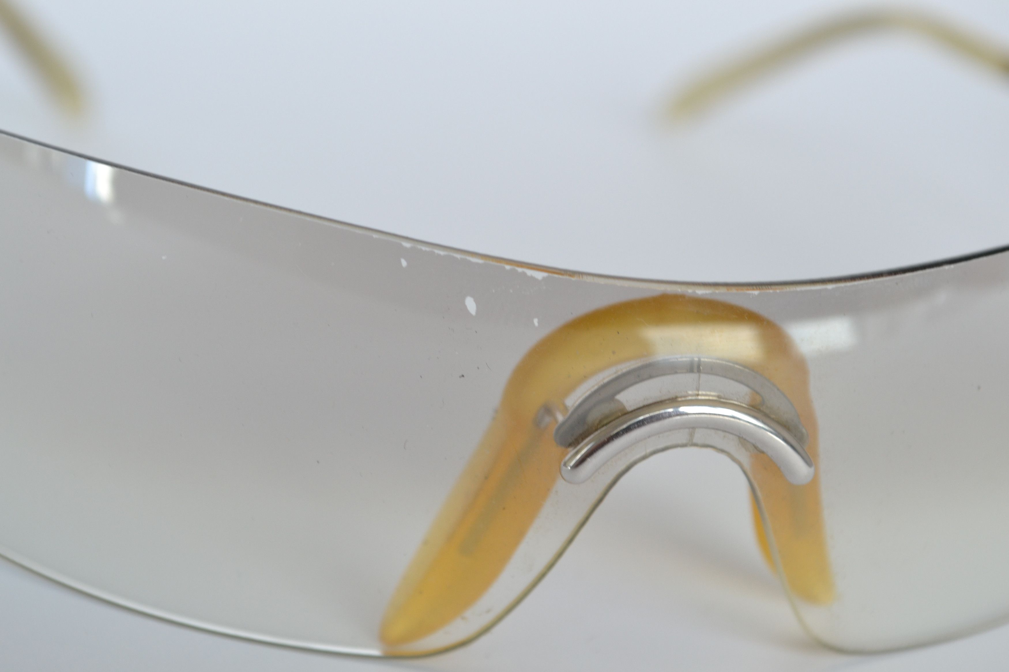 Dior 🔴 DIOR Sunglasses Millenium Silver Yellow Glasses 22G y2k Size ONE SIZE - 12 Thumbnail