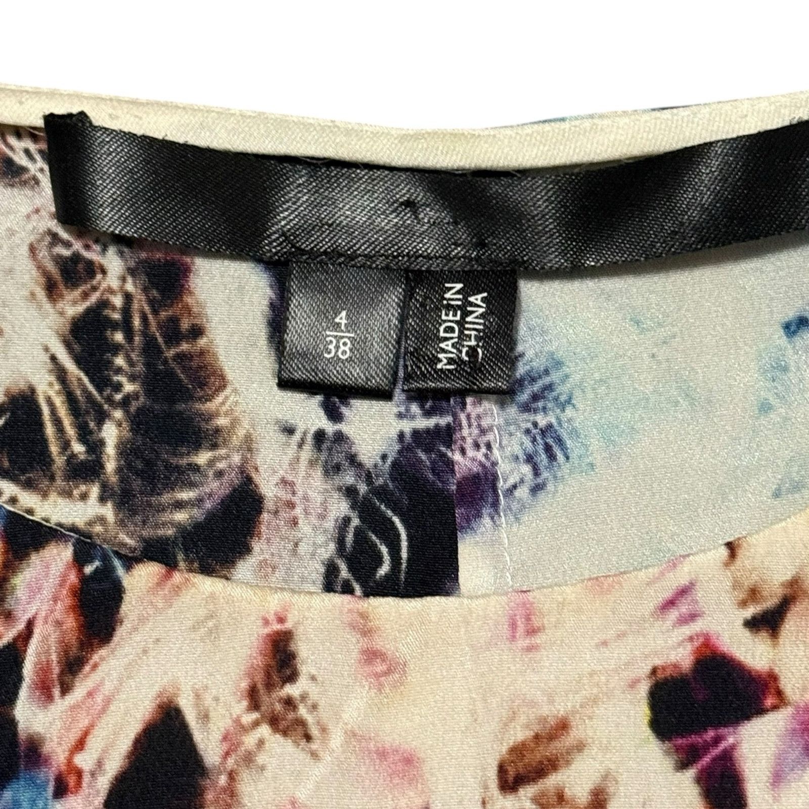 Olivier Theyskens × Theory Theyskens' Theory Dorchid Silk Mini Dress Side Slits 4/38 Size S / US 4 / IT 40 - 5 Thumbnail