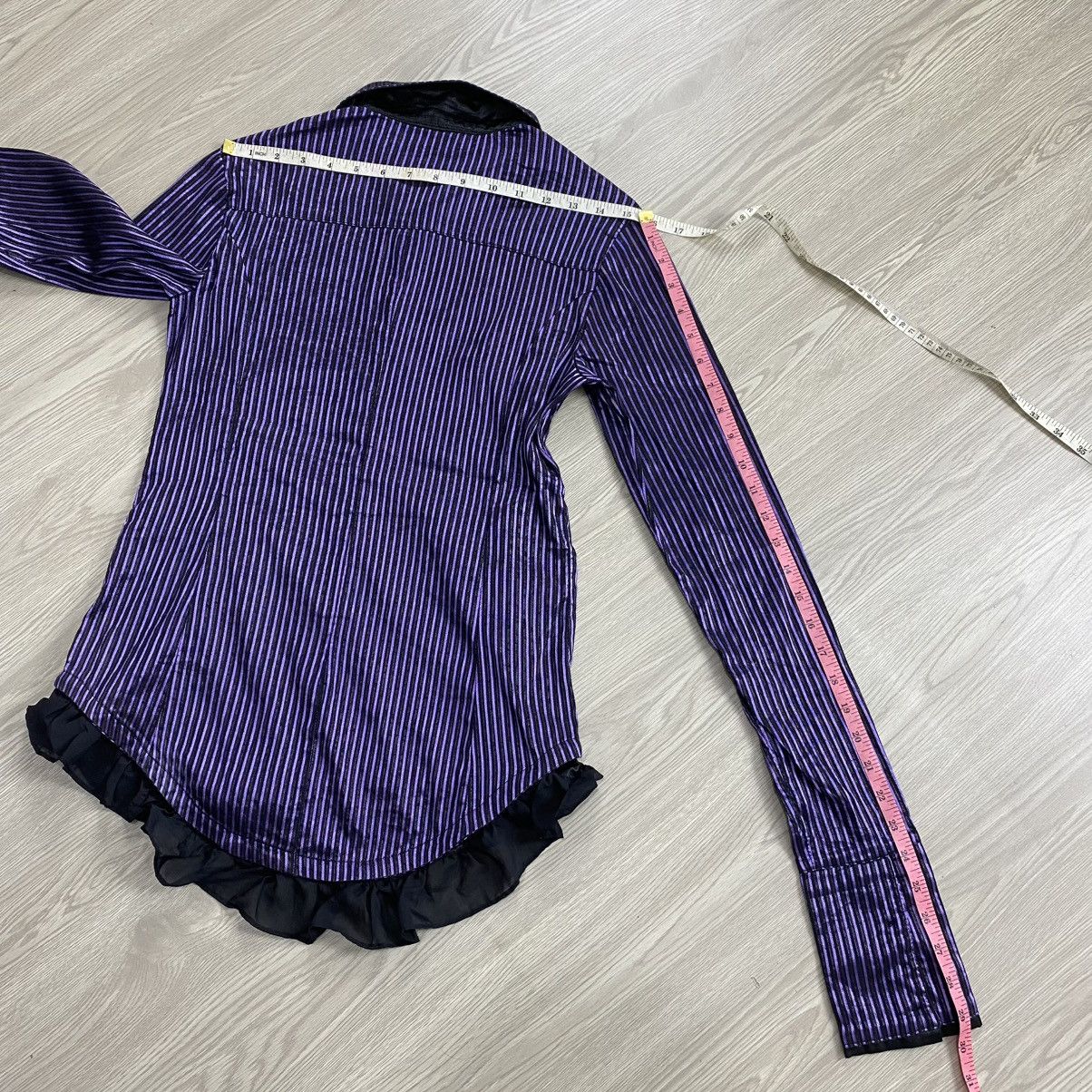 14th Addiction × If Six Was Nine × Japanese Brand 00s Sex Pot Revenge H Anarchy Punk Lgb Studded Stripe Shirt Size US S / EU 44-46 / 1 - 19 Thumbnail