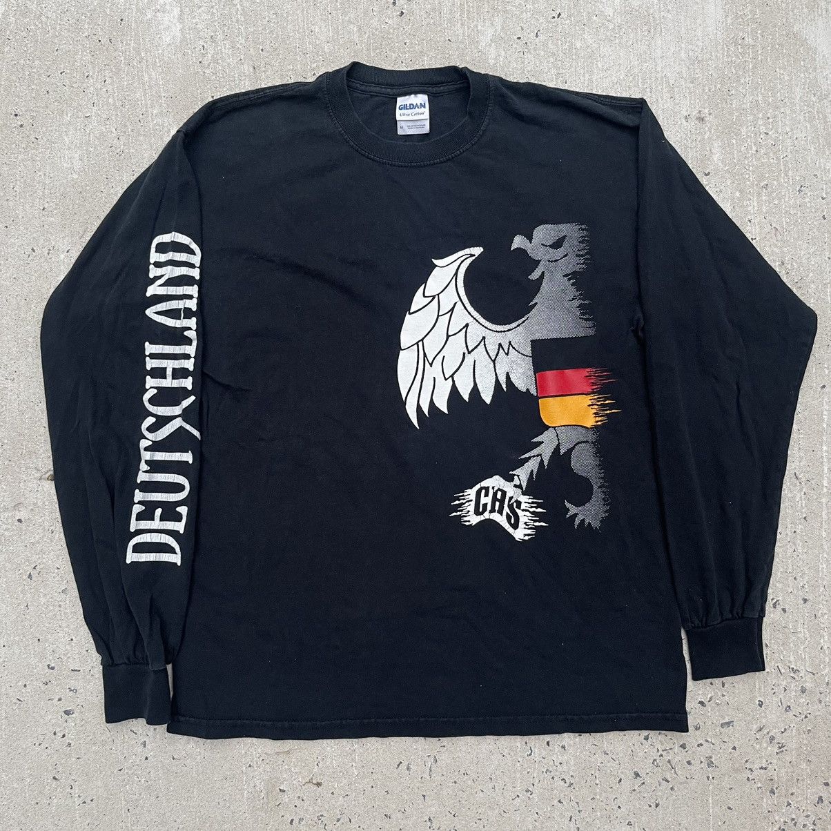 Gildan Vintage ELFRIEDE GERMANY Long Sleeve Shirt Size US M / EU 48-50 / 2 - 1 Thumbnail