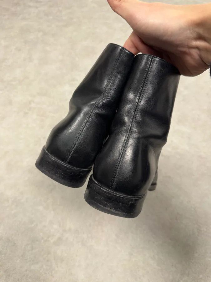 Saint Laurent Paris Saint Laurent Black Leather Zip Boots Size US 9 / EU 42 - 3 Thumbnail