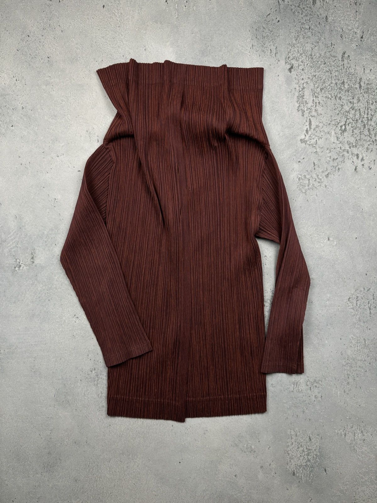 Pleats Please Issey Miyake Rare Pleats Please Issey Miyake Cardigan Dual-Button Pleated Size ONE SIZE - 3 Thumbnail