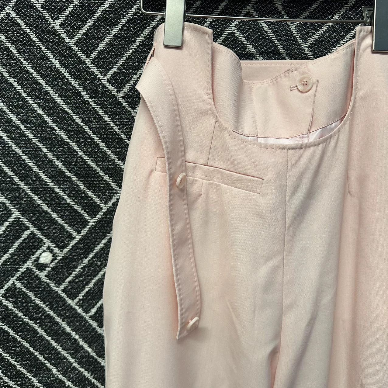 Burberry Burberry Pink Belted Chinos 99 New Size 28" / US 6 / IT 42 - 3 Thumbnail
