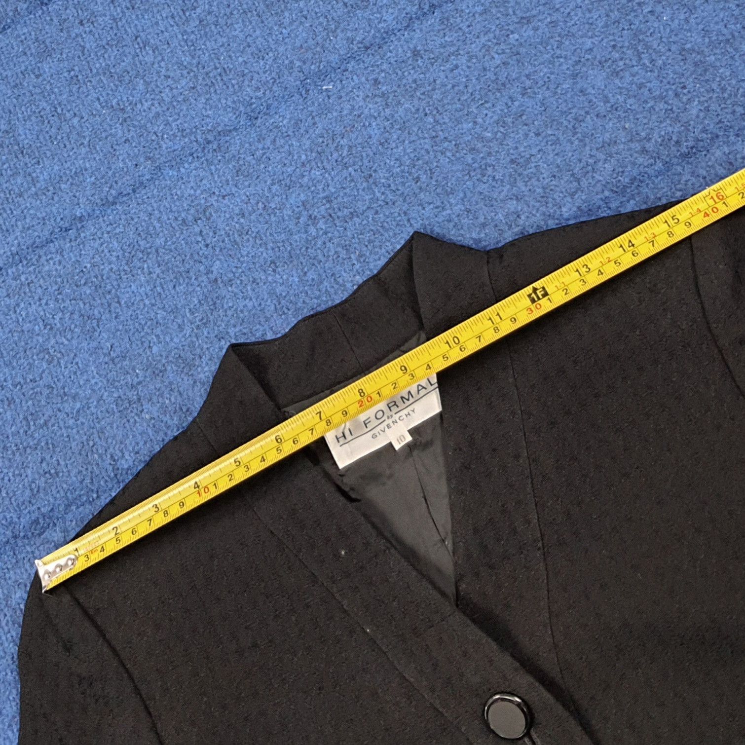 Givenchy Vintage Givenchy Hi Formal Black Blazer Formal Wear C289N6 Size XS / US 0-2 / IT 36-38 - 11 Thumbnail