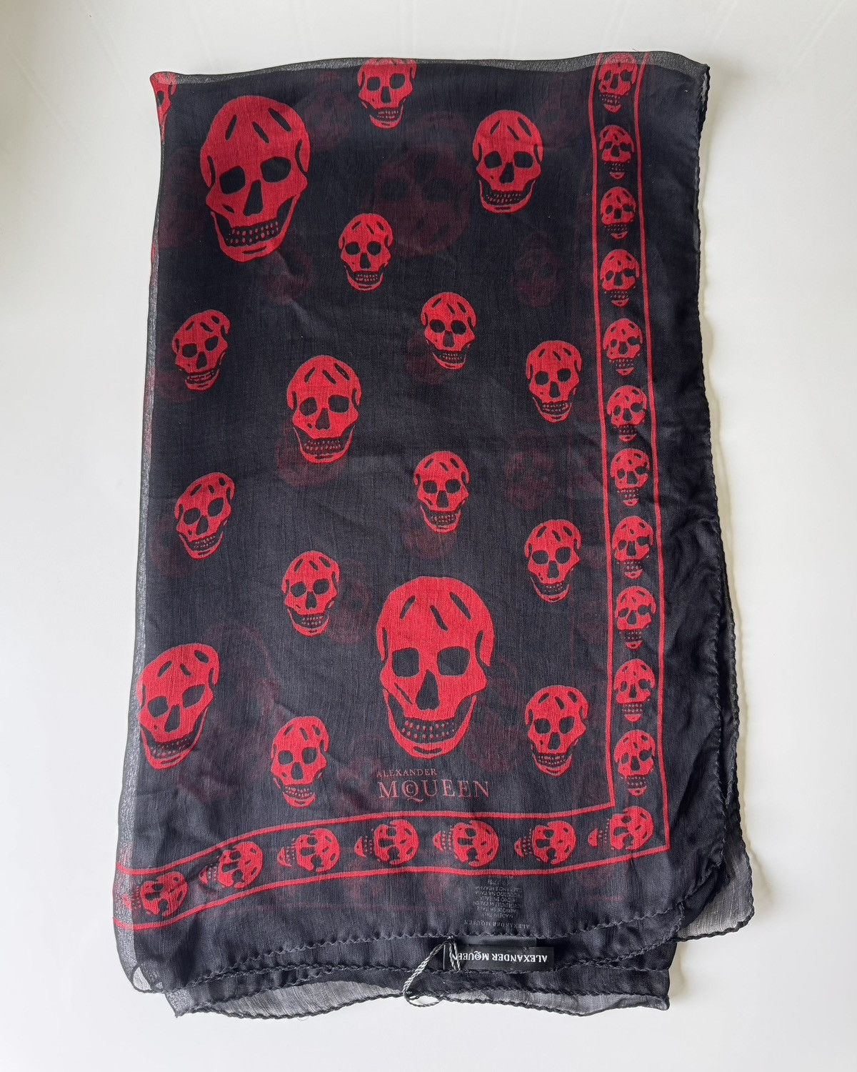 Alexander McQueen Alexander McQueen Skull Scarf Size ONE SIZE - 4 Thumbnail