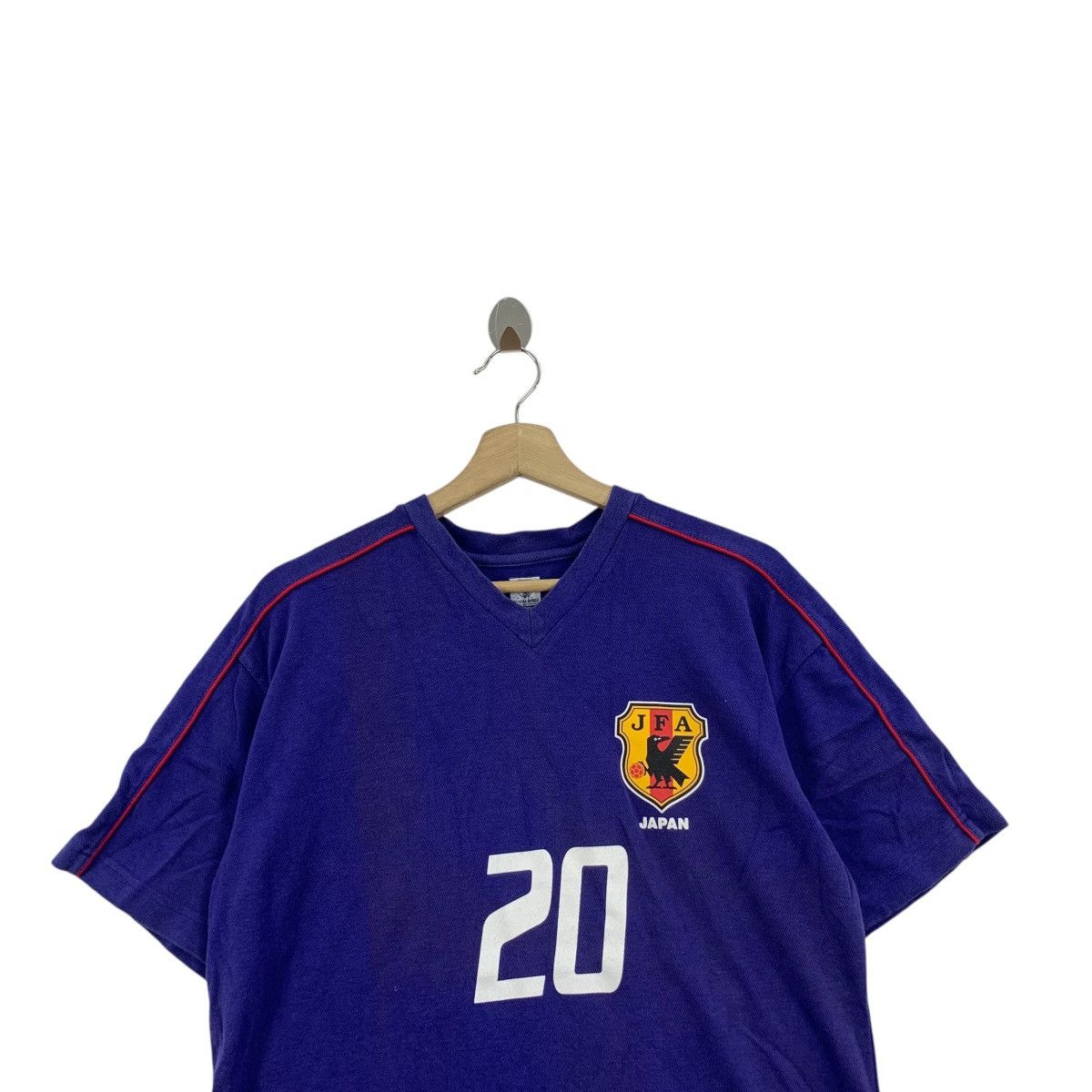 Vintage JFA JAPAN FOOTBALL Yoshito Okubo 2003 Season Tee Shirt Top Size US M / EU 48-50 / 2 - 2 Thumbnail