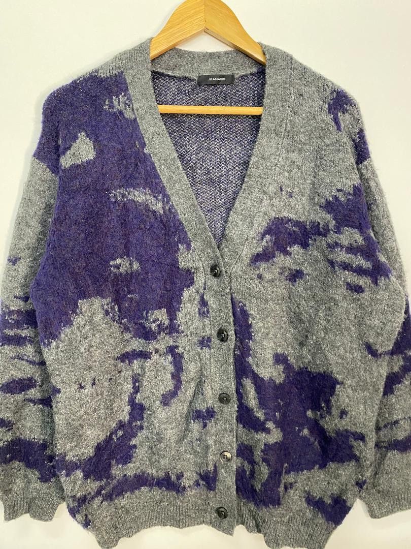 Japanese Brand Japanese Brand Jeanasis Cardigan Knit Kapital Jacket Style Size US L / EU 52-54 / 3 - 2 Thumbnail