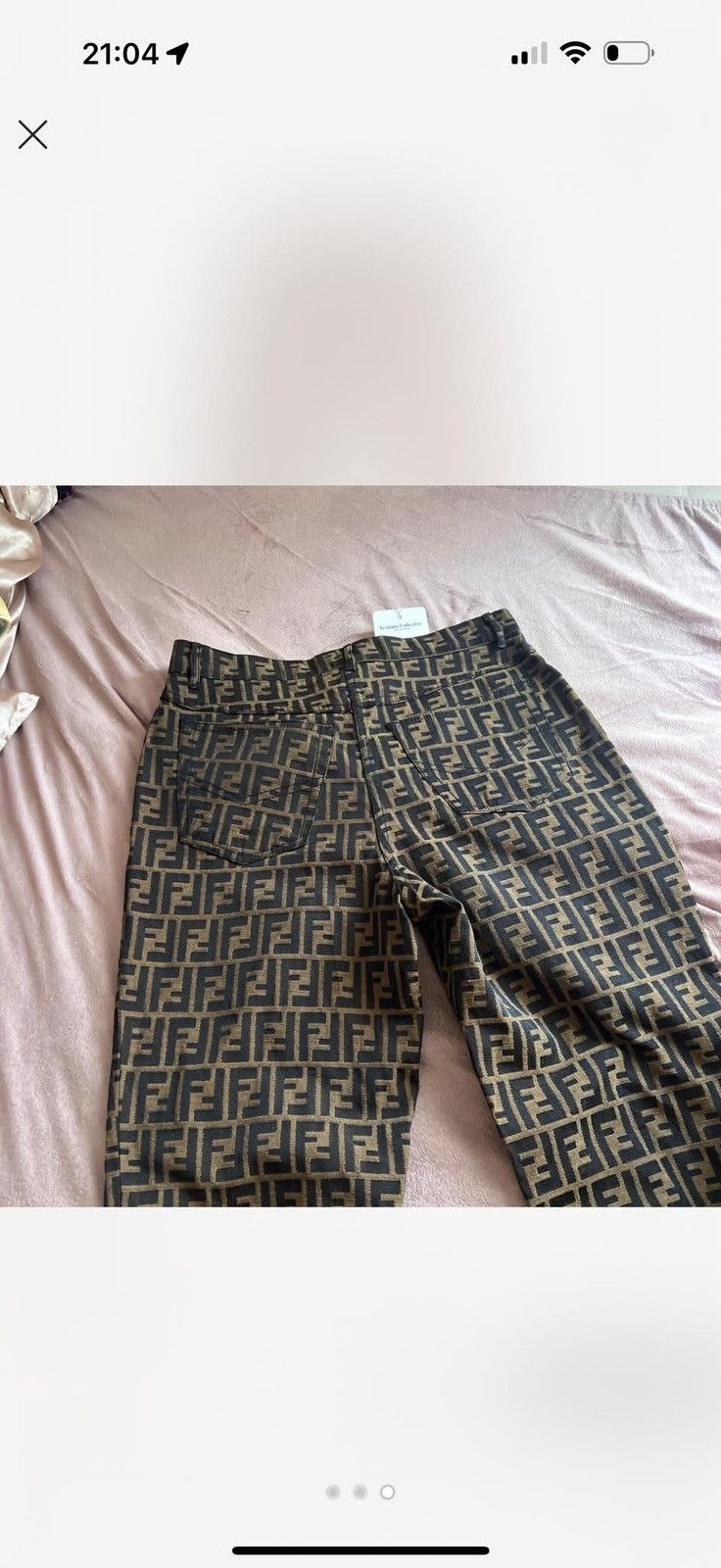 Fendi Fendi zucca monogram straight pants Size 32" / US 10 / IT 46 - 2 Thumbnail
