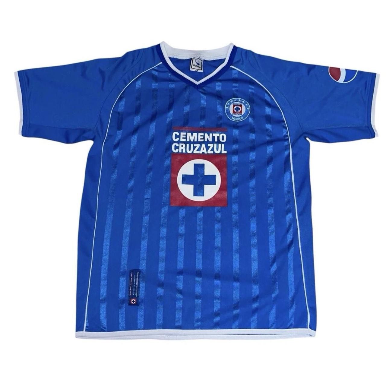 Pepsi Vintage Cruz Azul Soccer Jersey Pepsi Kickoff 2002 Size US M / EU 48-50 / 2 - 1 Thumbnail