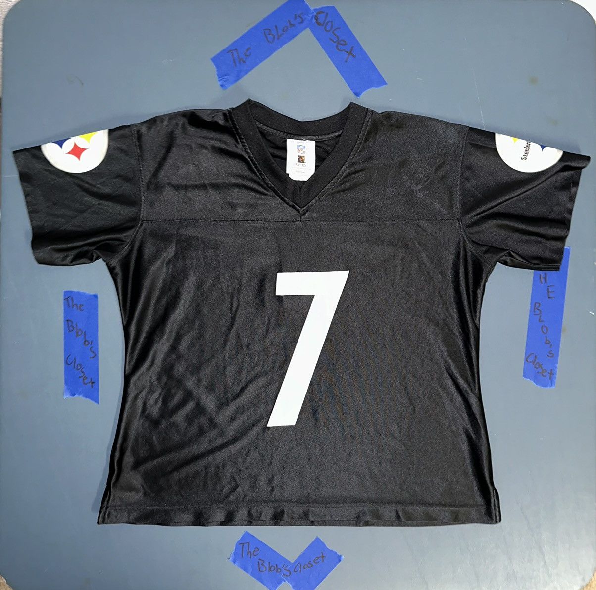 NFL × Vintage Y2K Women’s Steelers Roethlisberger Jersey Size L / US 10 / IT 46 - 1 Thumbnail
