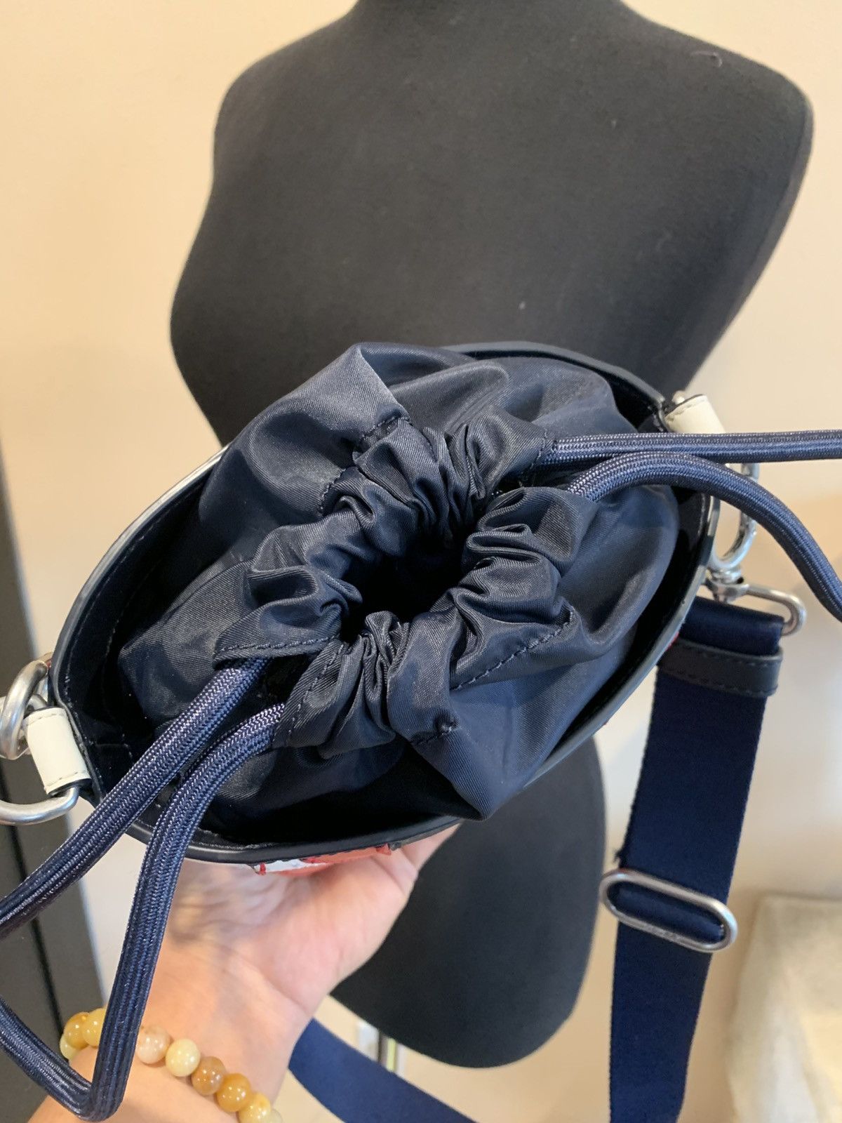 Kenzo Kenzo Kube Small Drawstring Shoulder BagLimited rare LEATHER Size ONE SIZE - 10 Thumbnail