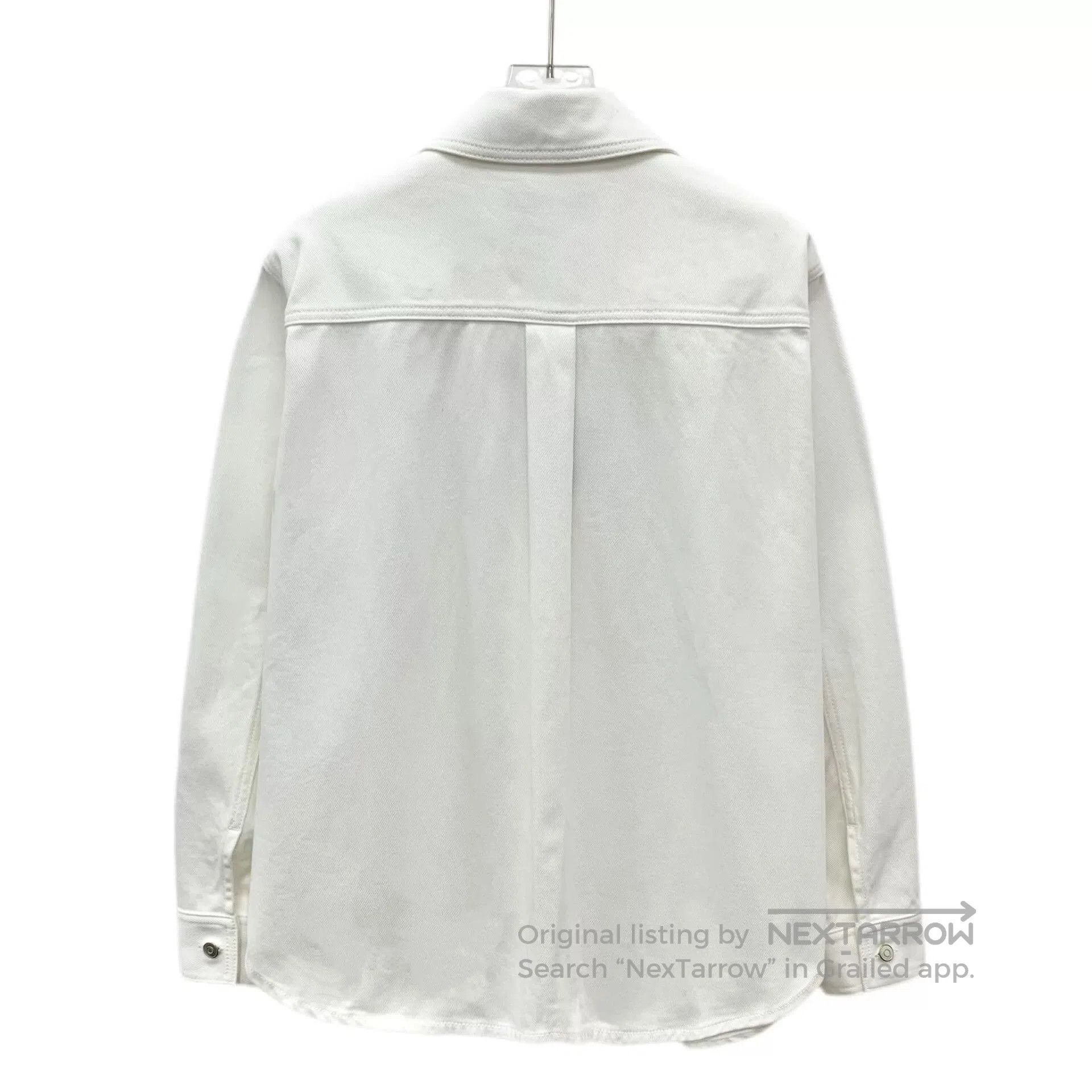 Loewe Loewe White Logo Cotton Shirt. Size XXS / US 00 / IT 34 - 2 Thumbnail