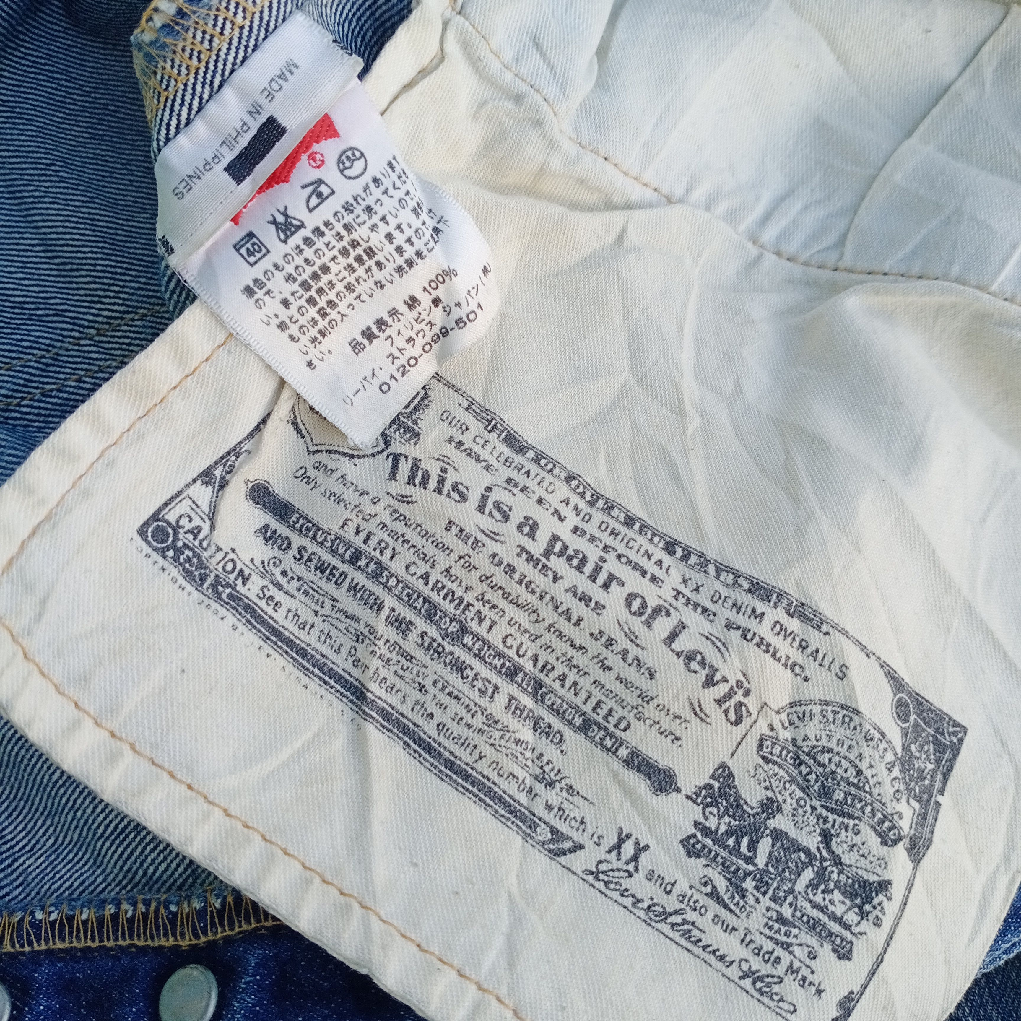 Levi's Vintage Clothing Vintage Levi's 501 Faded Straight Leg Jeans Size US 34 / EU 50 - 8 Thumbnail